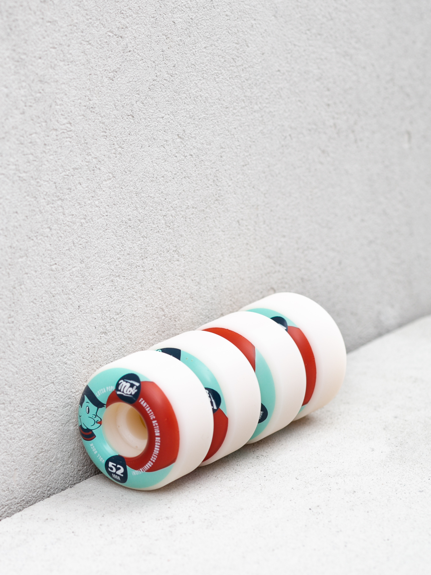 Role Mob Skateboards Pop (teal/red)