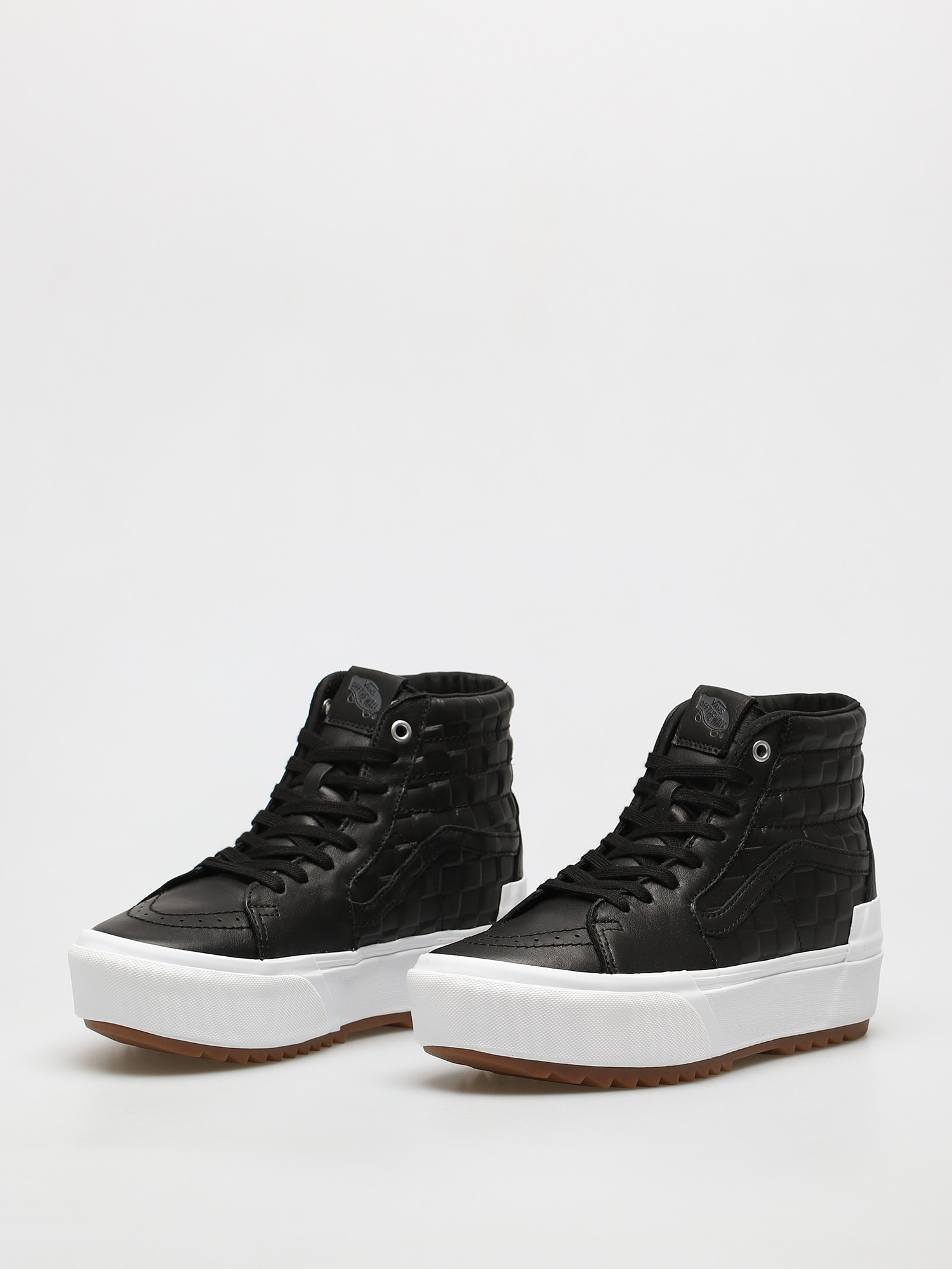 Pantofi Vans Sk8 Hi Stacked (emboss check/black/true white)