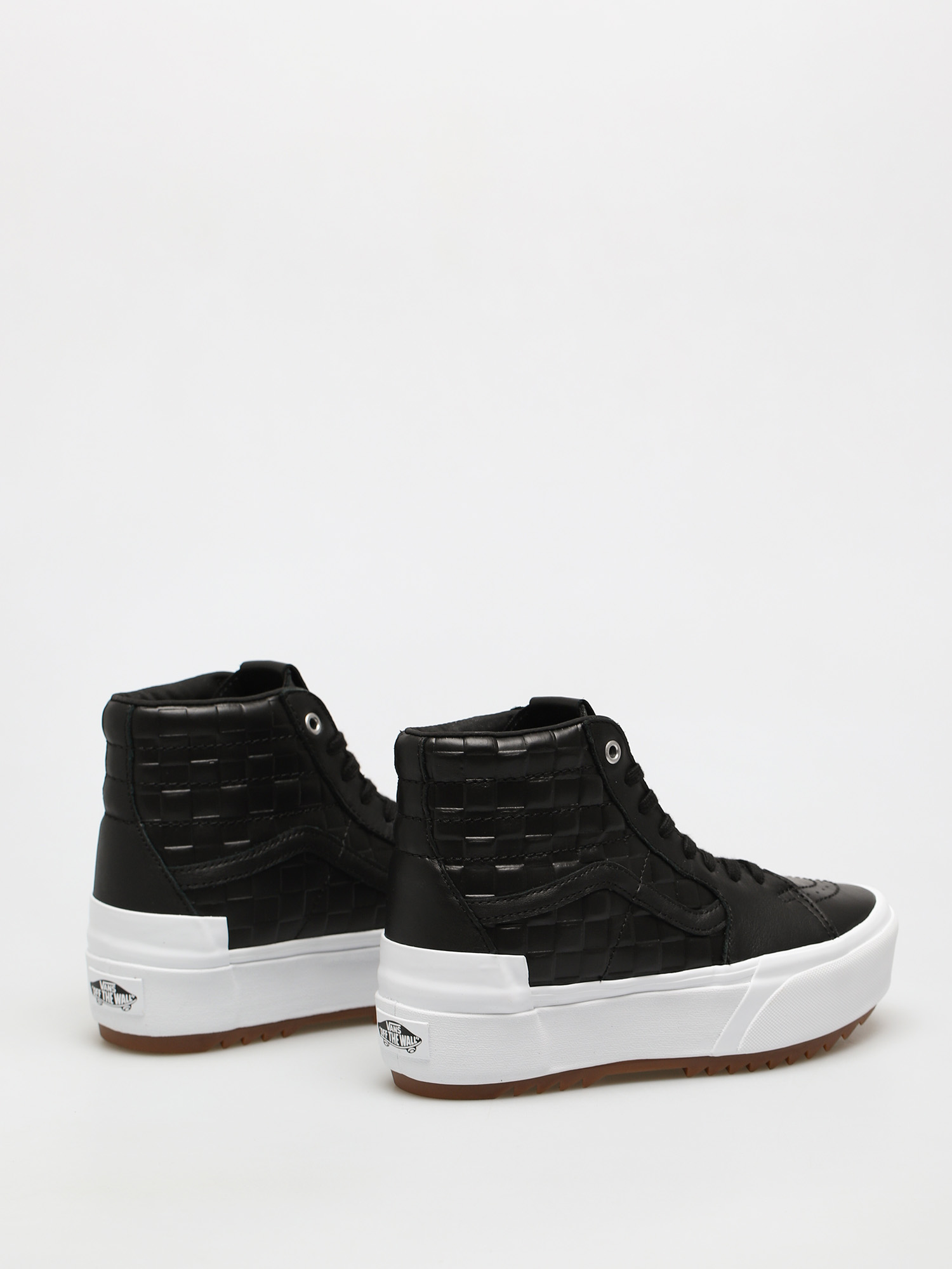 Pantofi Vans Sk8 Hi Stacked (emboss check/black/true white)