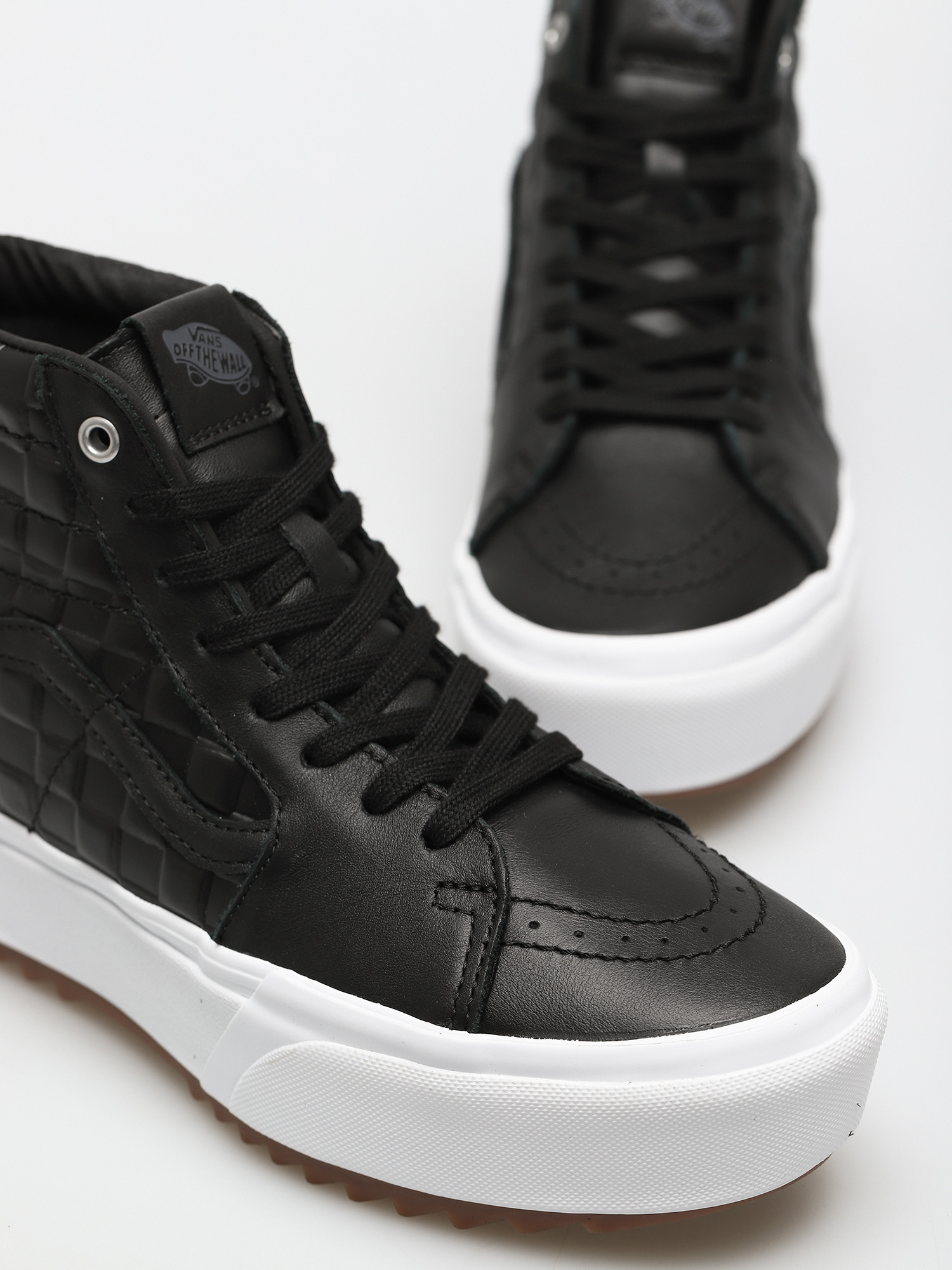 Pantofi Vans Sk8 Hi Stacked (emboss check/black/true white)