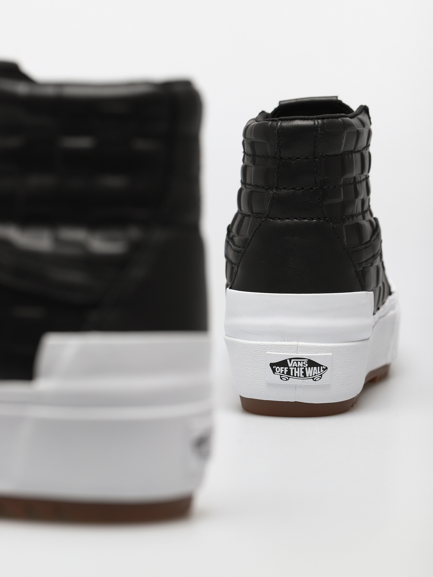 Pantofi Vans Sk8 Hi Stacked (emboss check/black/true white)
