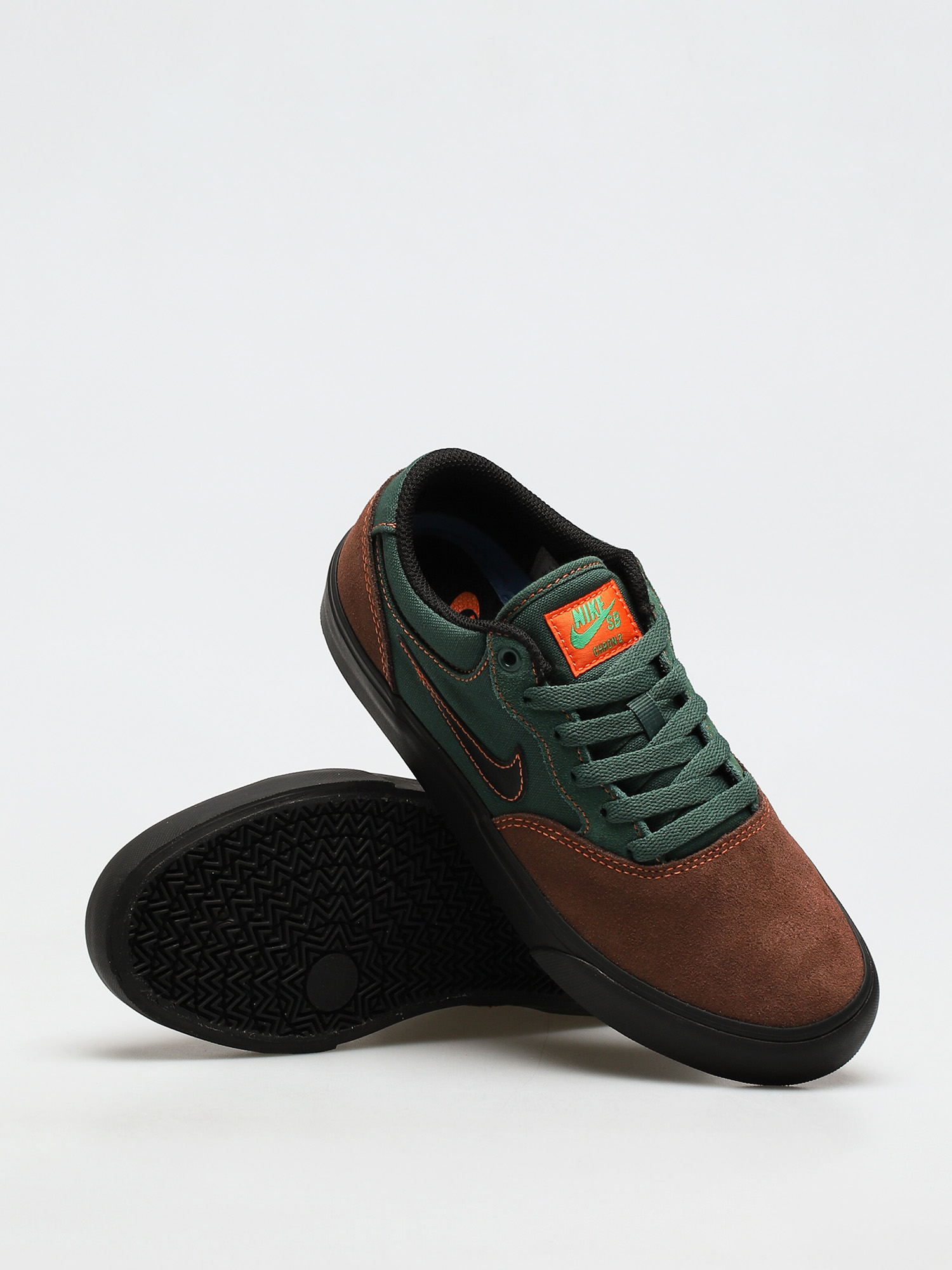 Pantofi Nike SB Chron 2 (lt chocolate/black noble green)