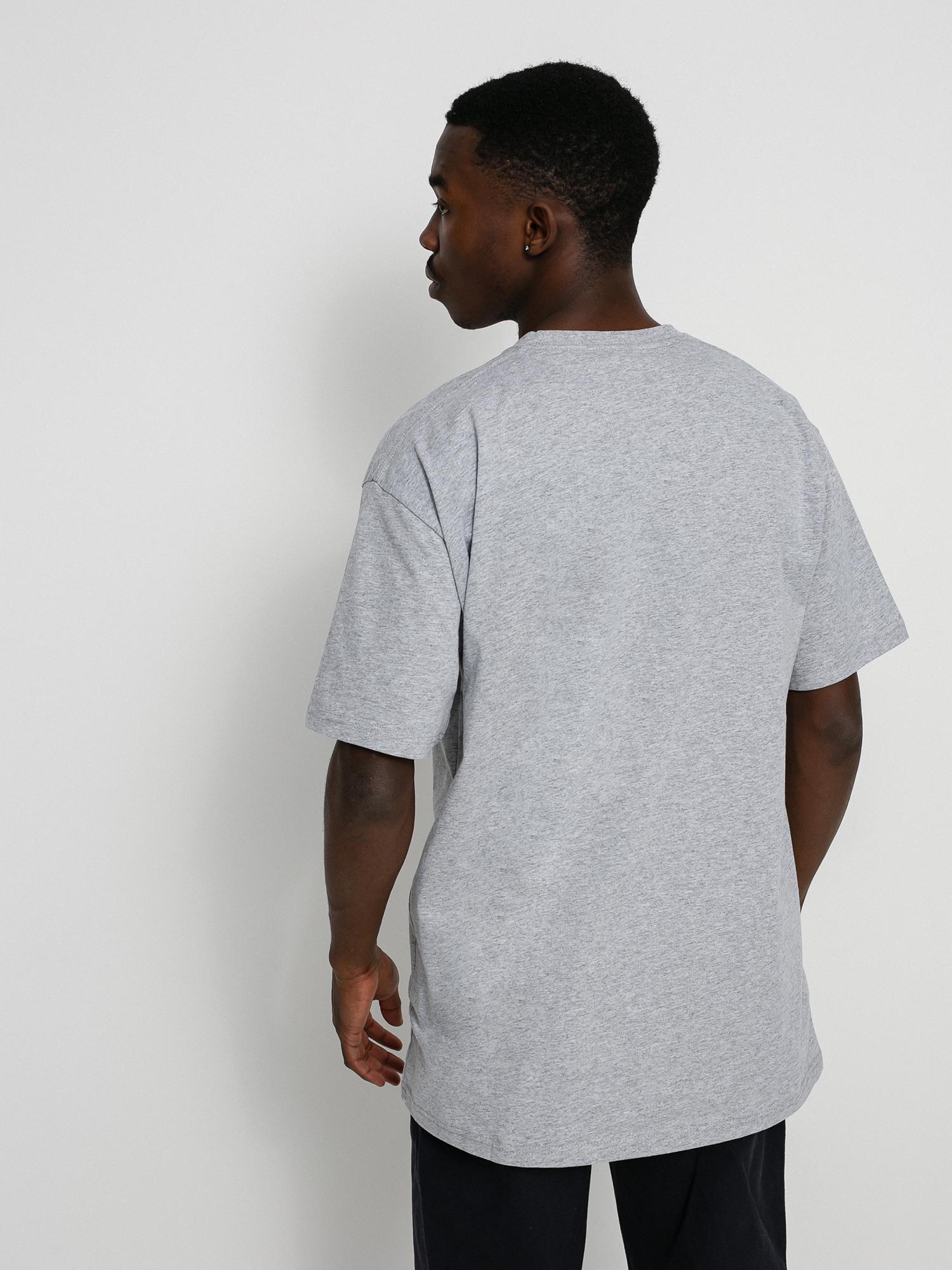 Tricou Vans Left Chest Logo (athletic heather/black)