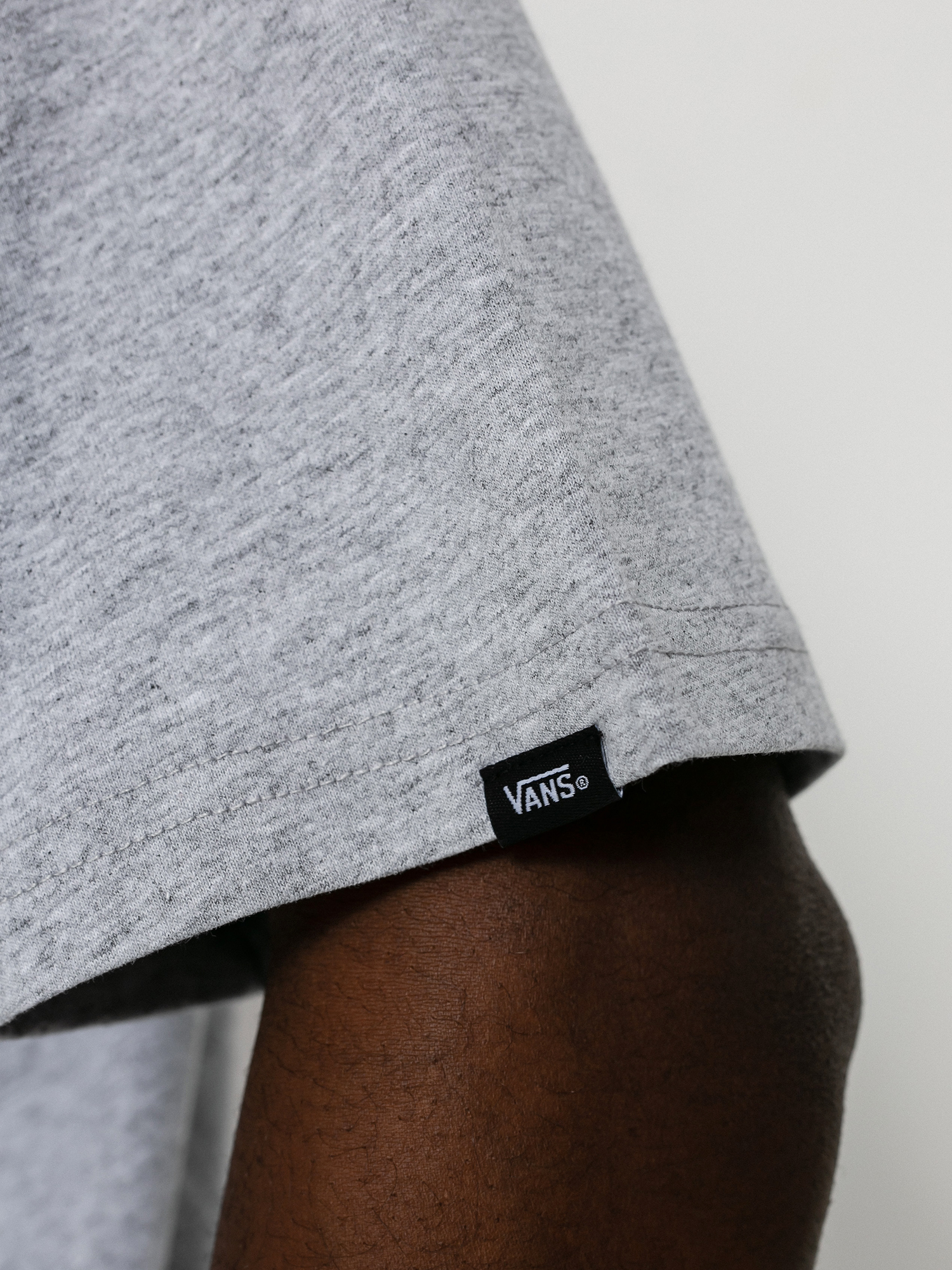 Tricou Vans Left Chest Logo (athletic heather/black)