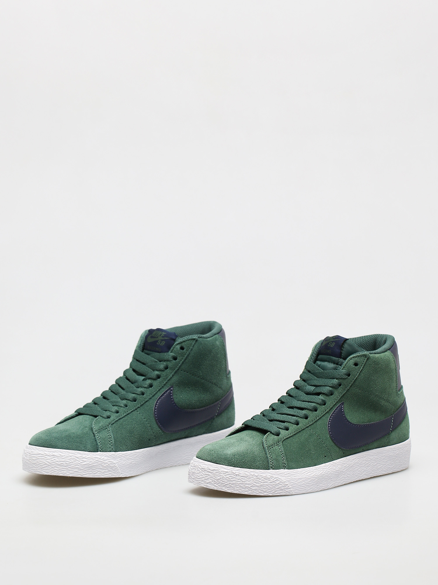 Pantofi Nike SB Zoom Blazer Mid (noble green/midnight navy noble green)