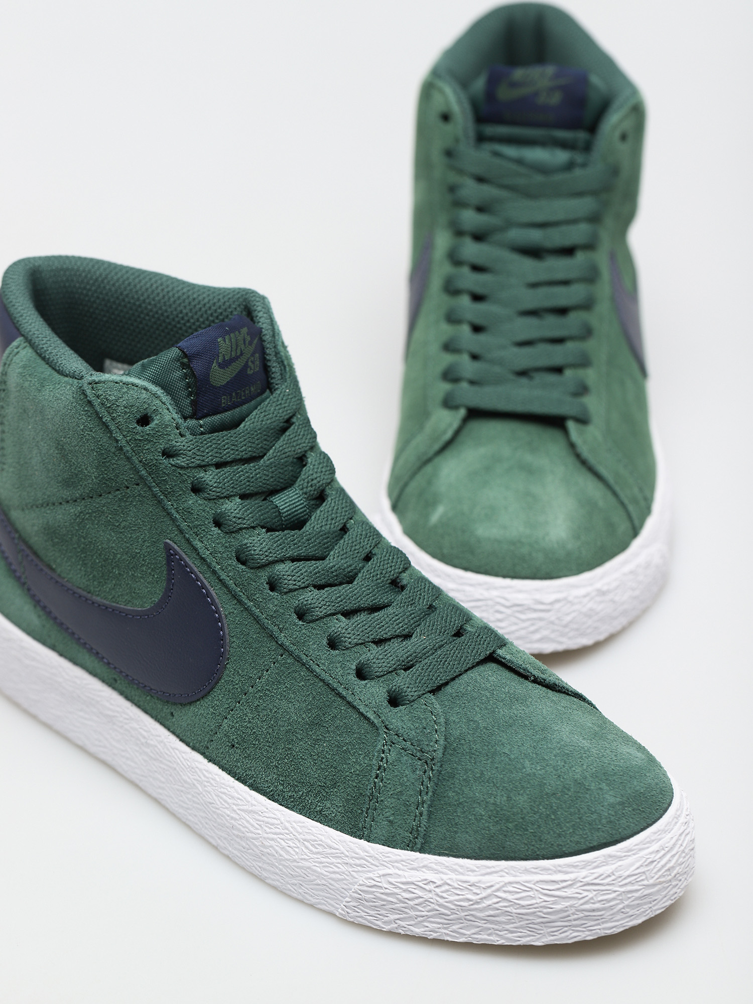 Pantofi Nike SB Zoom Blazer Mid (noble green/midnight navy noble green)