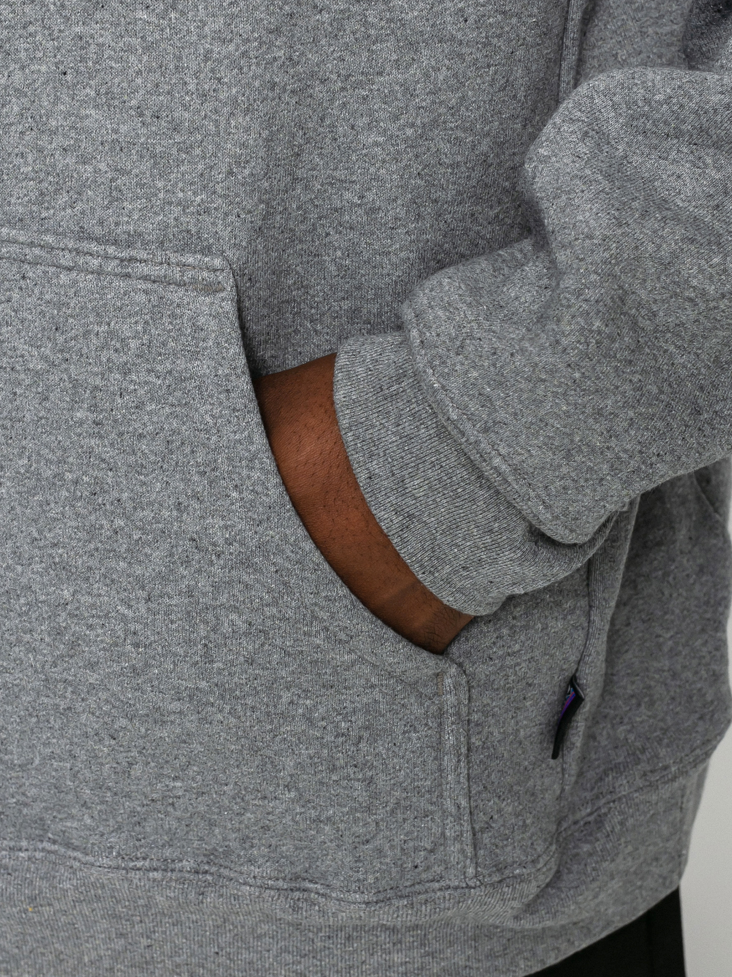 Hanorac cu glugă Patagonia Logo Uprisal HD (gravel heather)