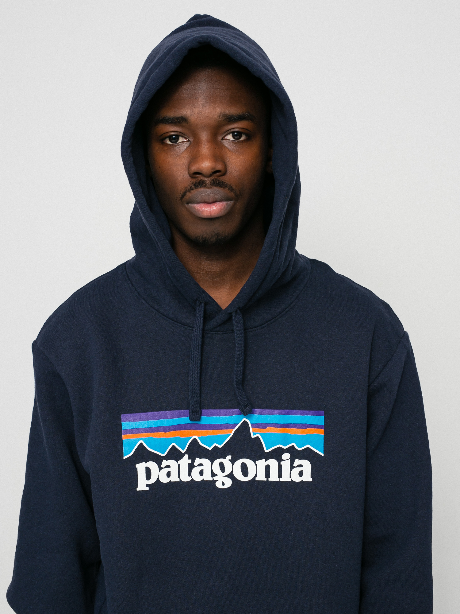 Hanorac cu glugă Patagonia Logo Uprisal HD (new navy)