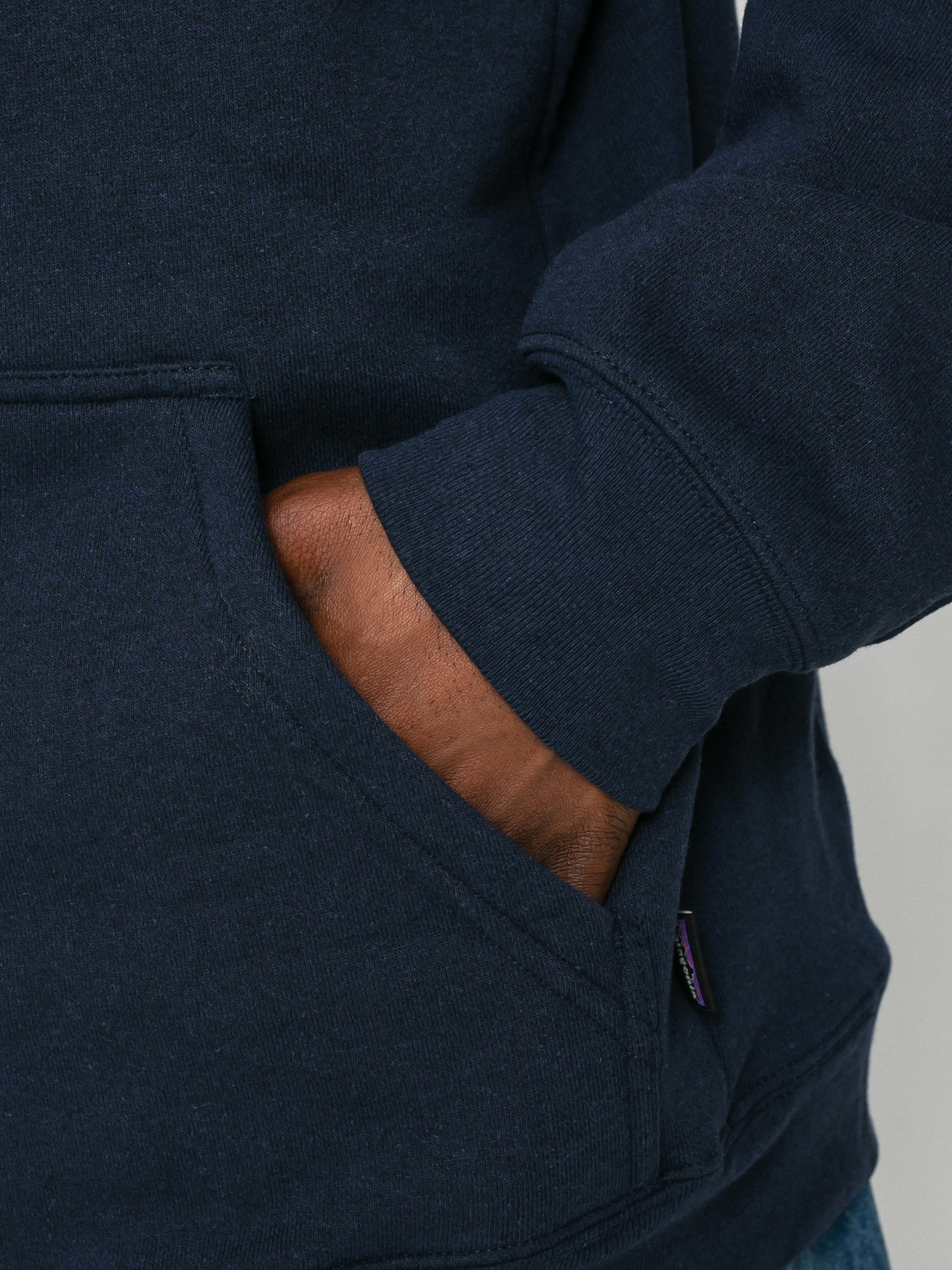 Hanorac cu glugă Patagonia Logo Uprisal HD (new navy)