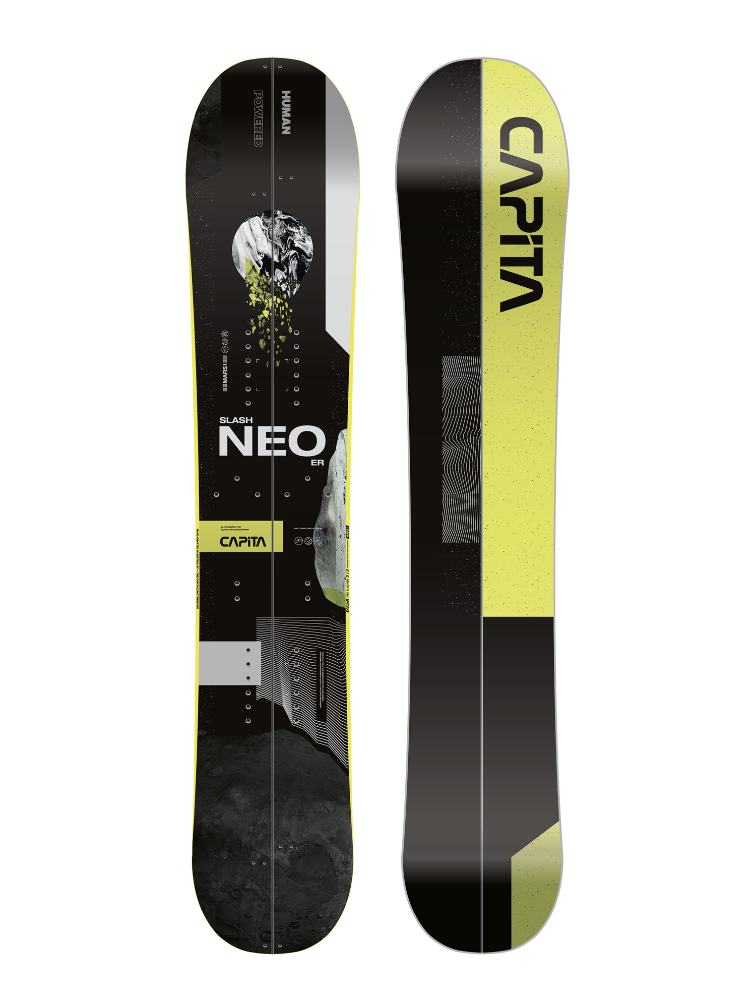 Pentru bărbați Snowboard Capita Neo Slasher Splitboard (lime/black)