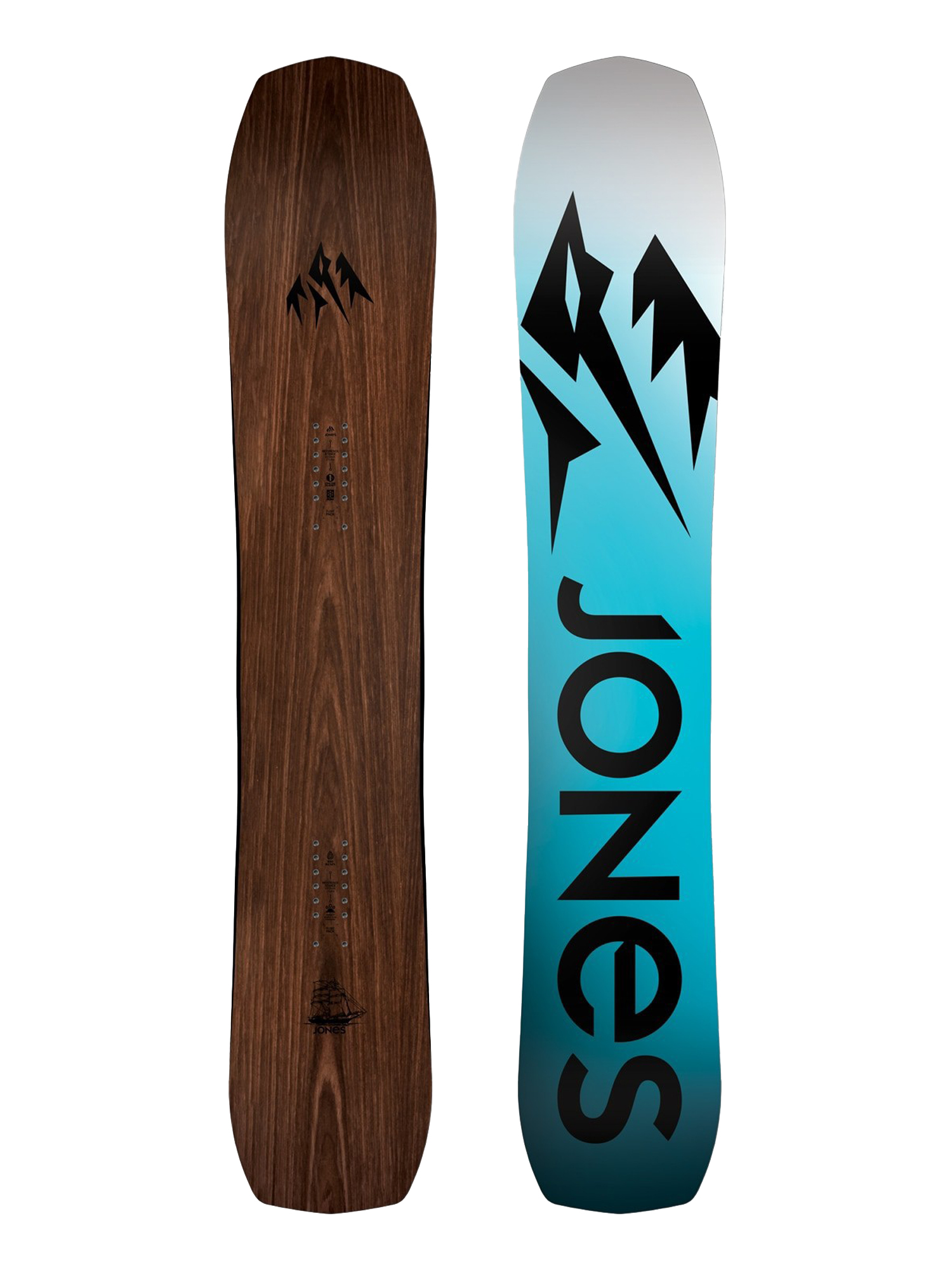 Pentru bărbați Snowboard Jones Snowboards Flagship (blue/back)