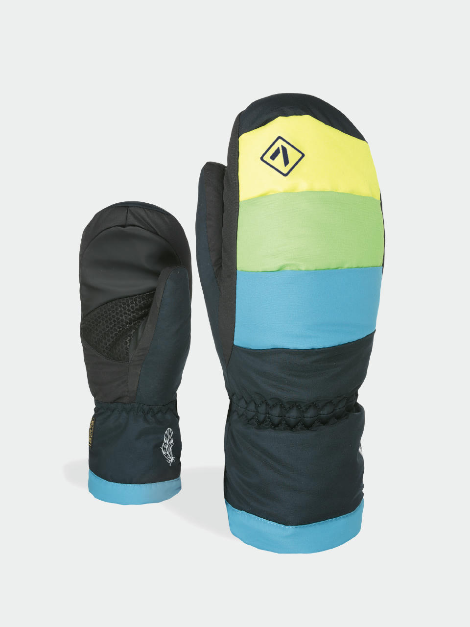 Mănuși Level Rainbow Down Jr Mitt (light blue)