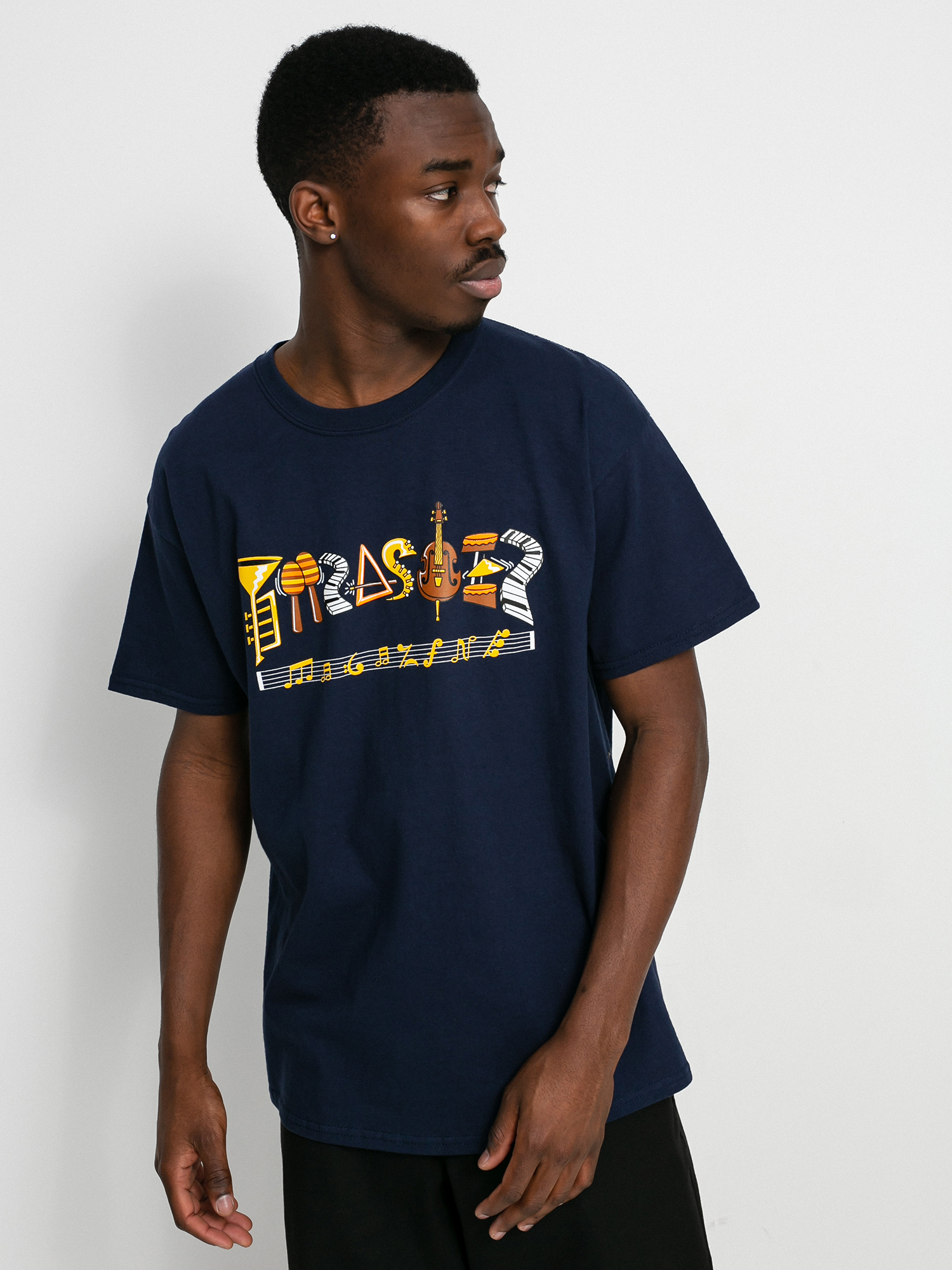 Tricou Thrasher Fillmore Logo (navy)