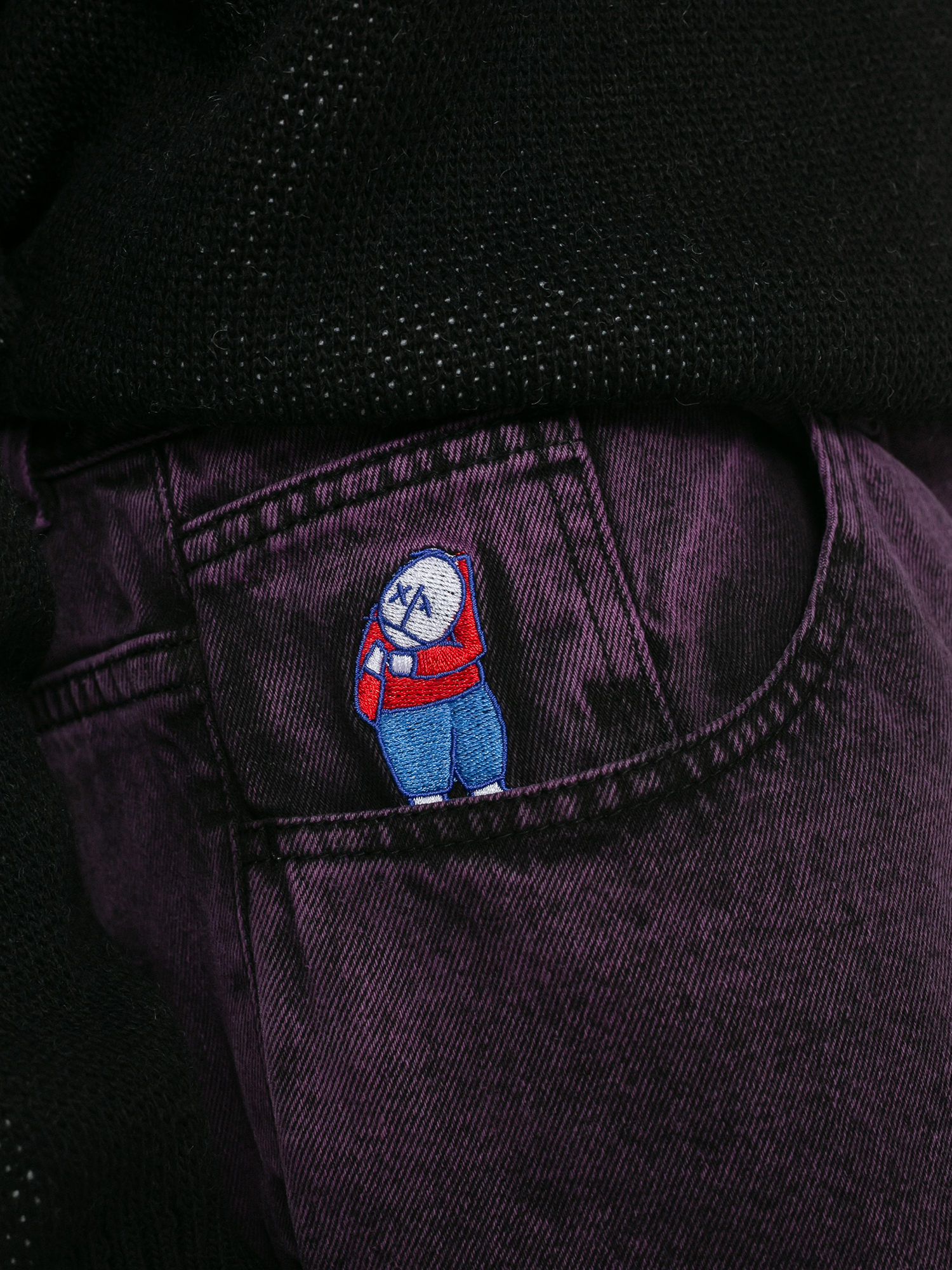 Pantaloni Polar Skate Big Boy Jeans (purple black)
