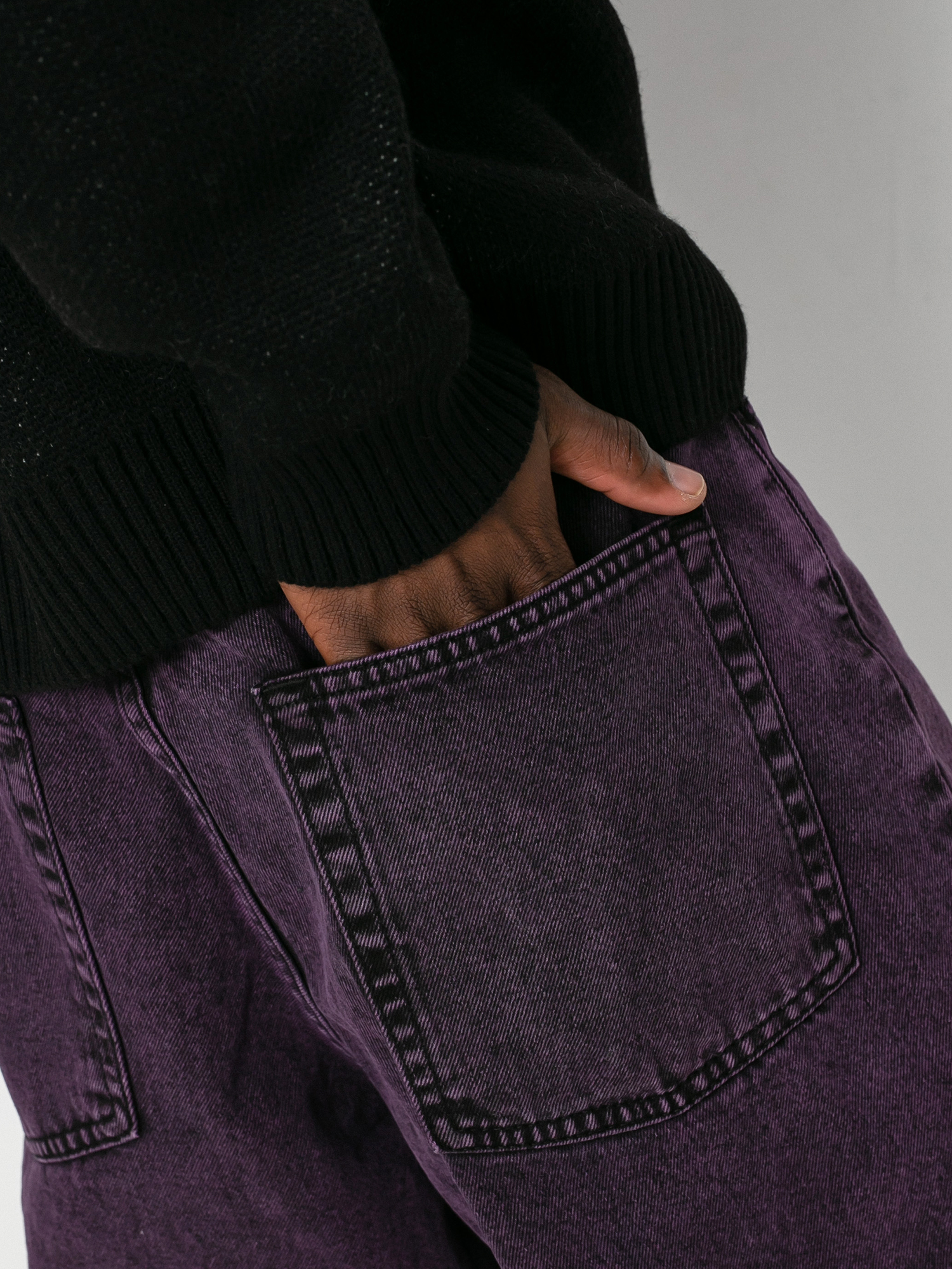 Pantaloni Polar Skate Big Boy Jeans (purple black)