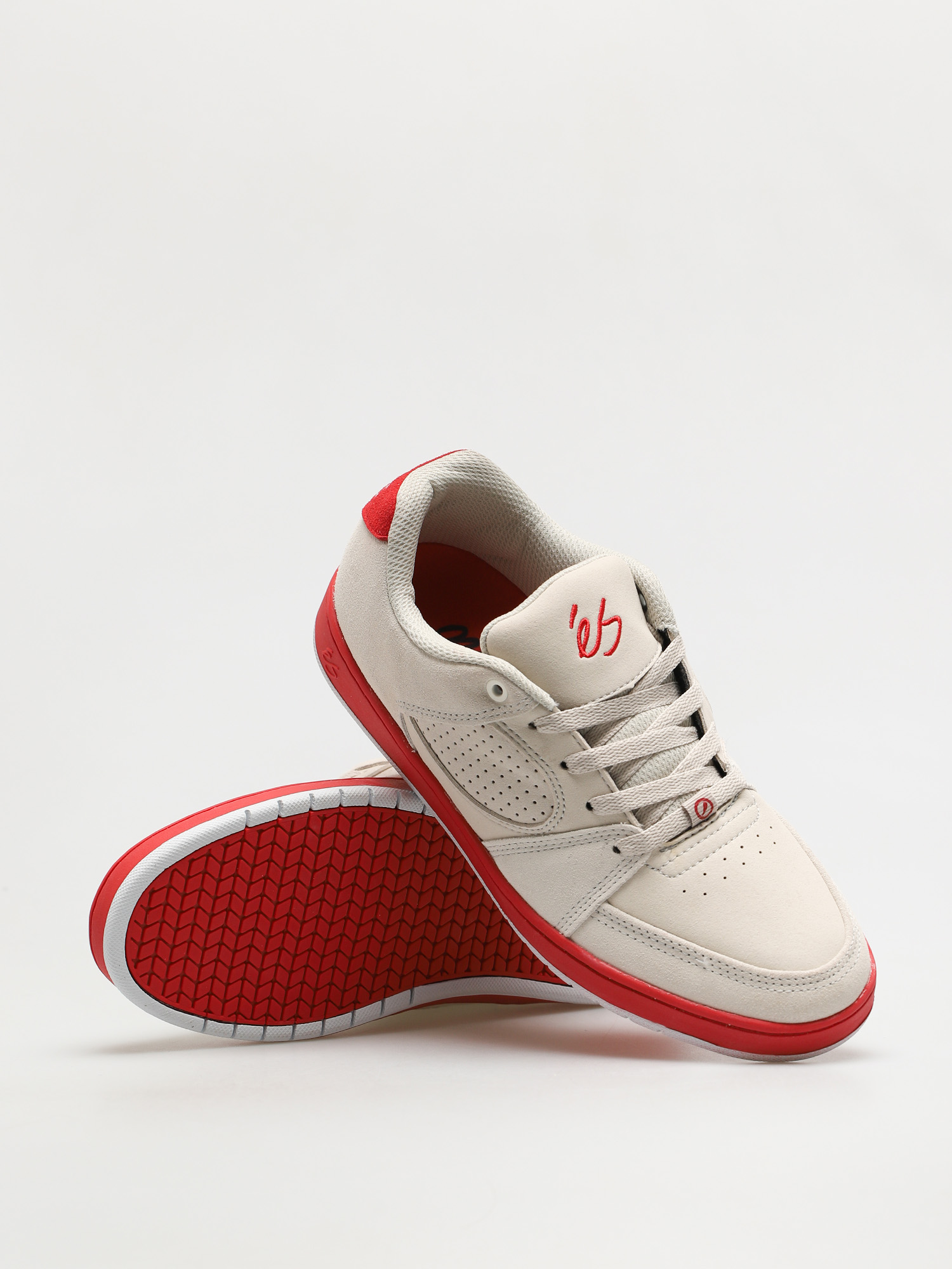 Pantofi eS Accel Slim (white/white/red)