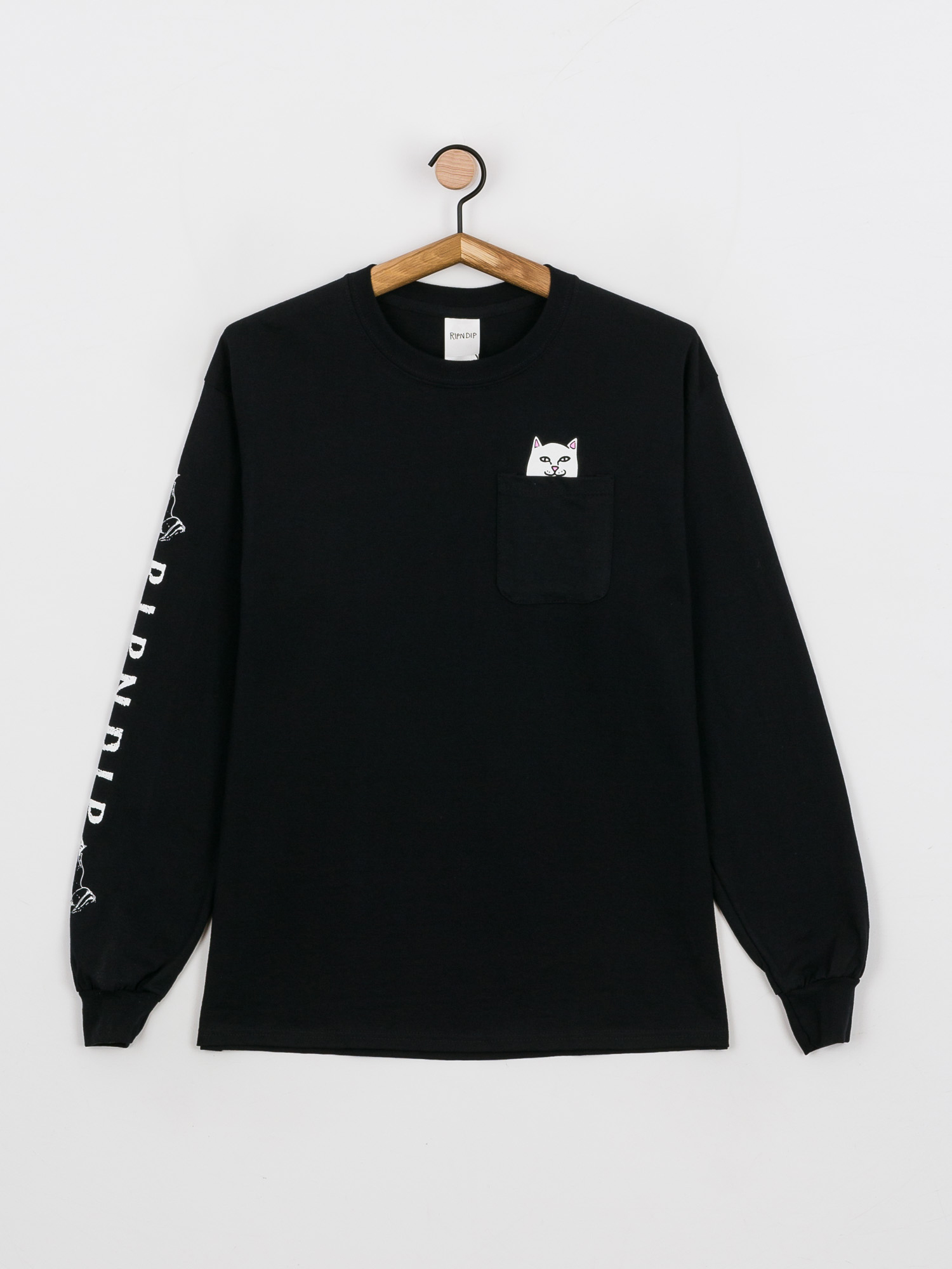 Tricou RipNDip Lord Nermal Pocket (black)