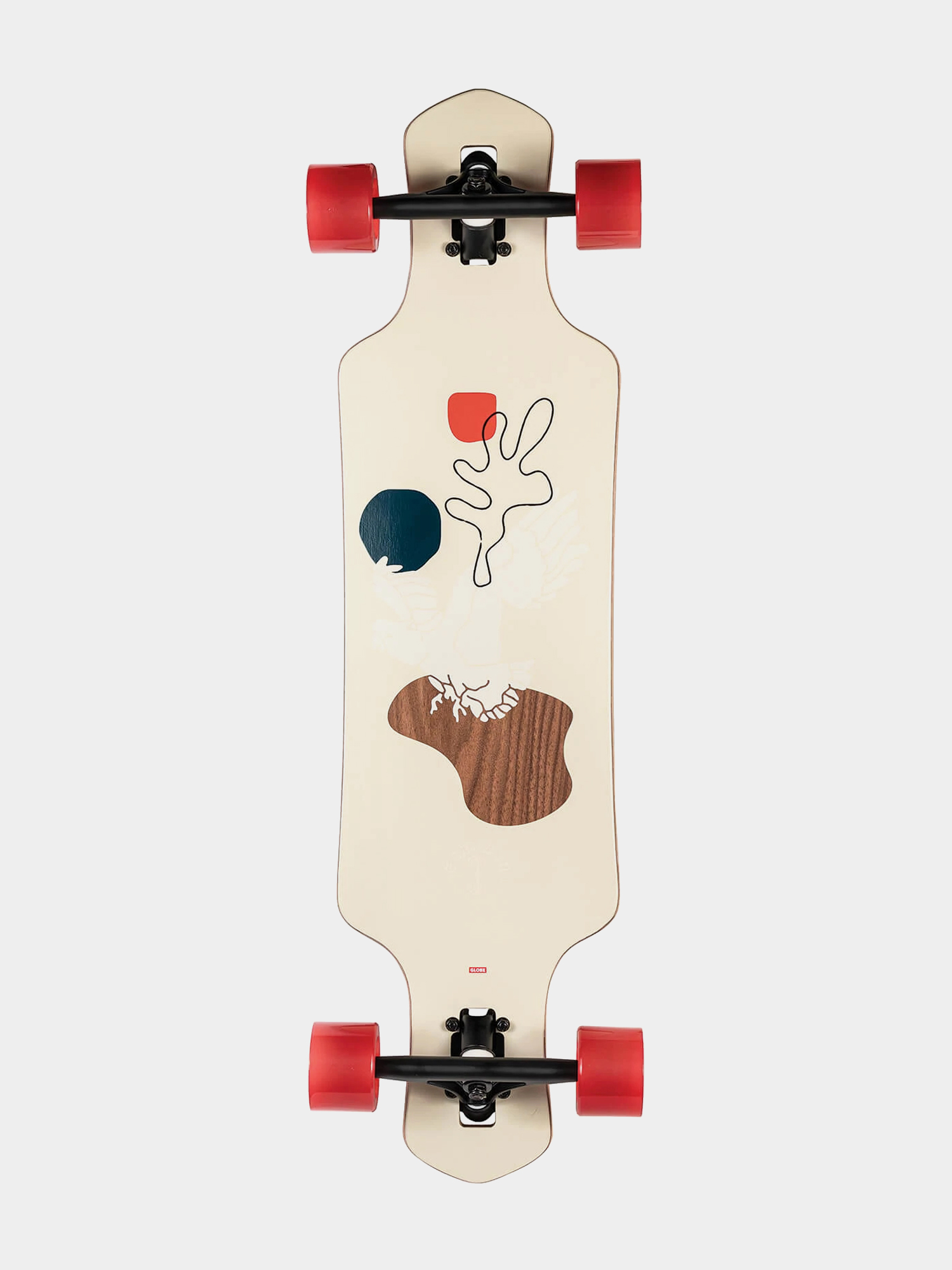 Longboard Globe Geminon 35 (walnut/cockatoo)