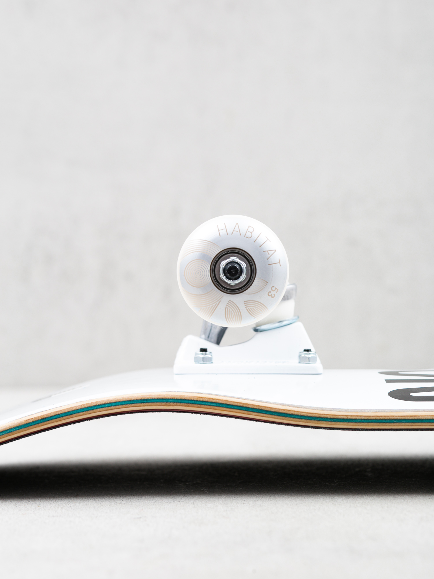 Skateboard Habitat Nasa Array (silver/white)