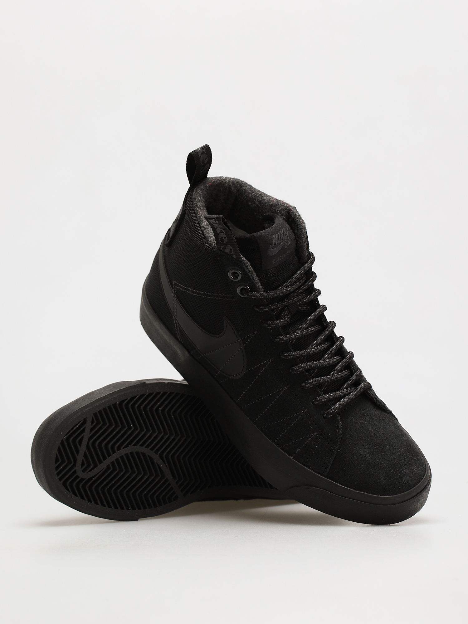 Pantofi Nike SB Zoom Blazer Mid Premium (black/black anthracite black)