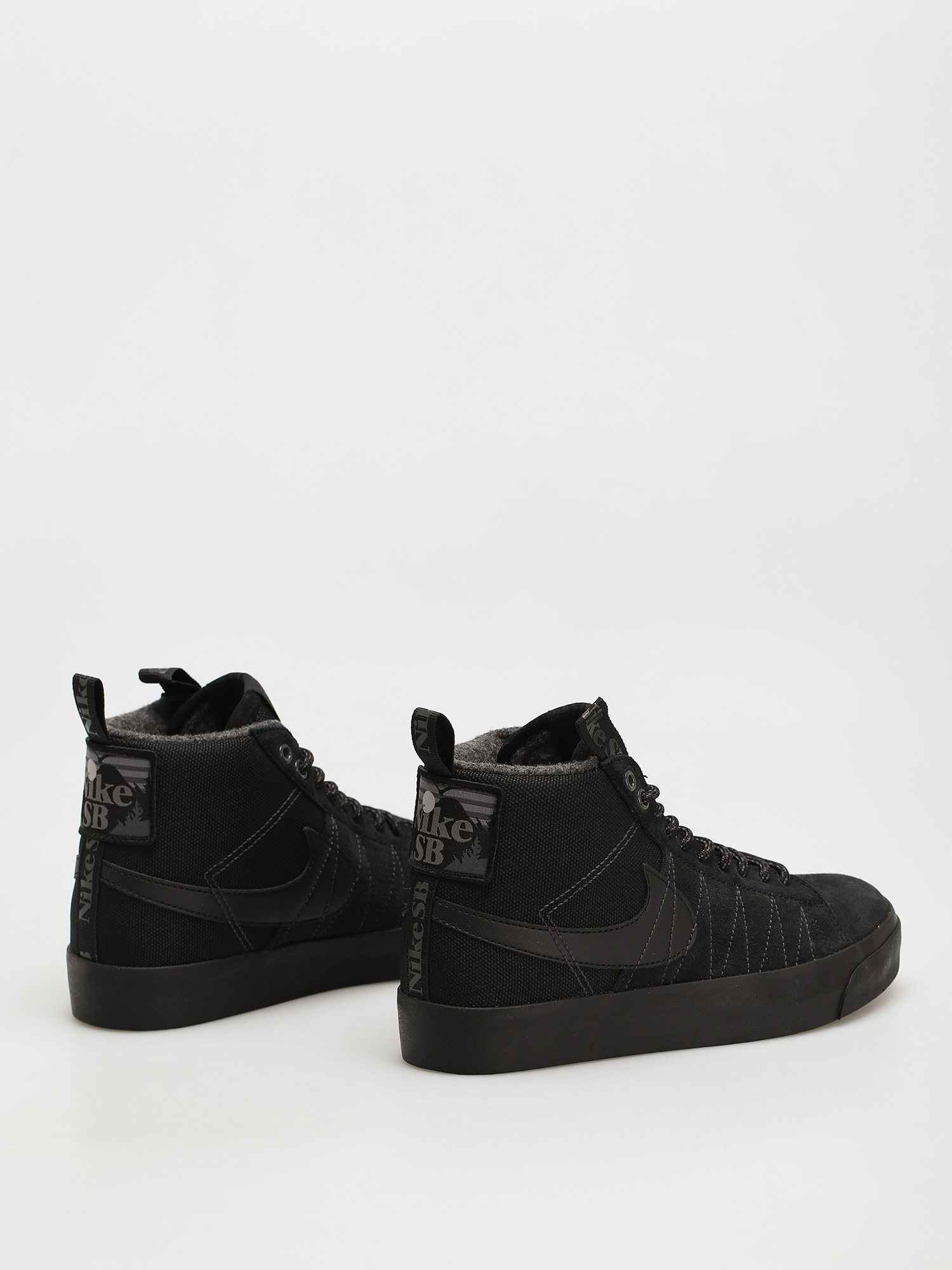 Pantofi Nike SB Zoom Blazer Mid Premium (black/black anthracite black)