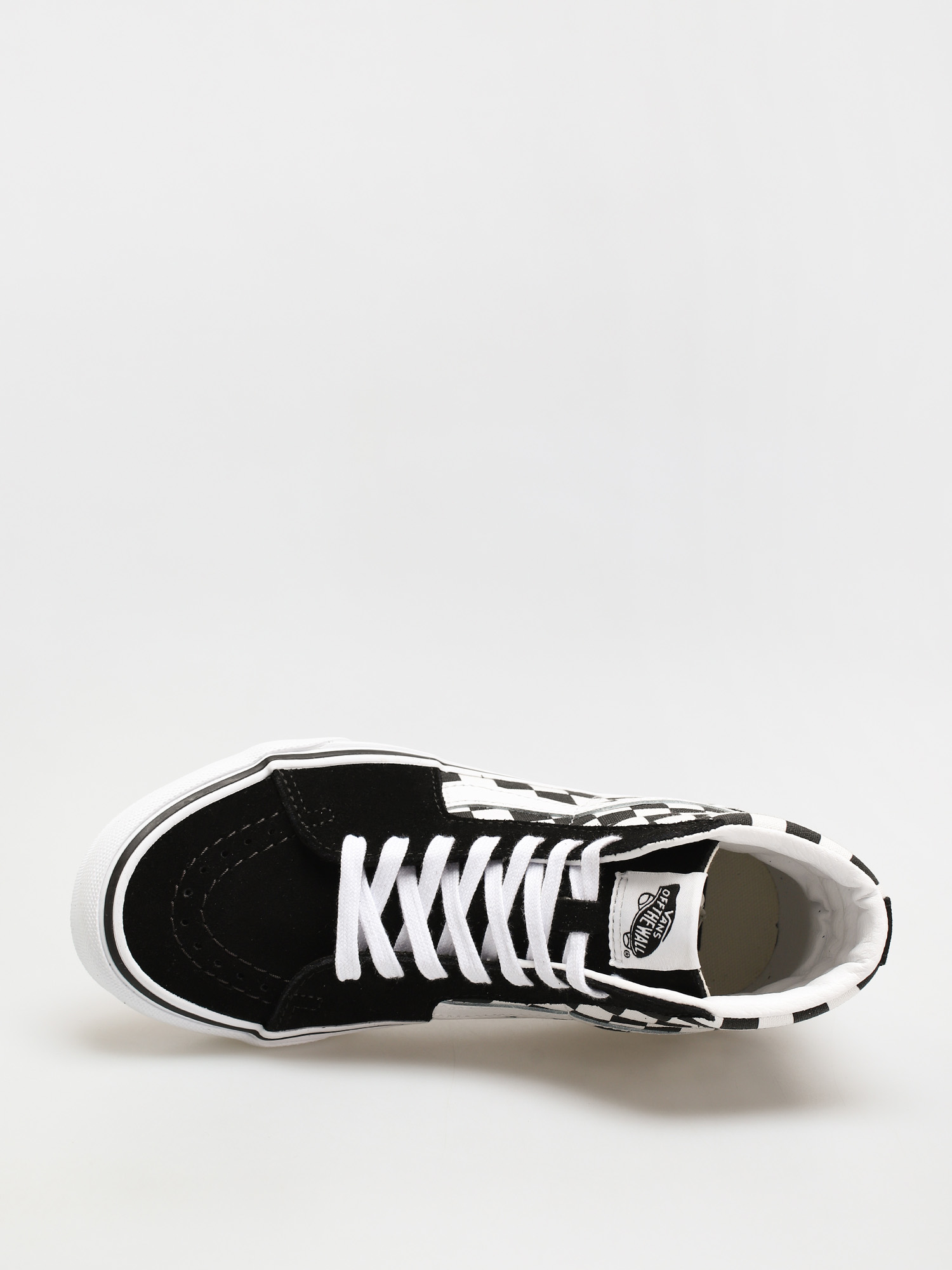 Pantofi Vans Sk8 Hi (checkerboard/blk/tr wht)