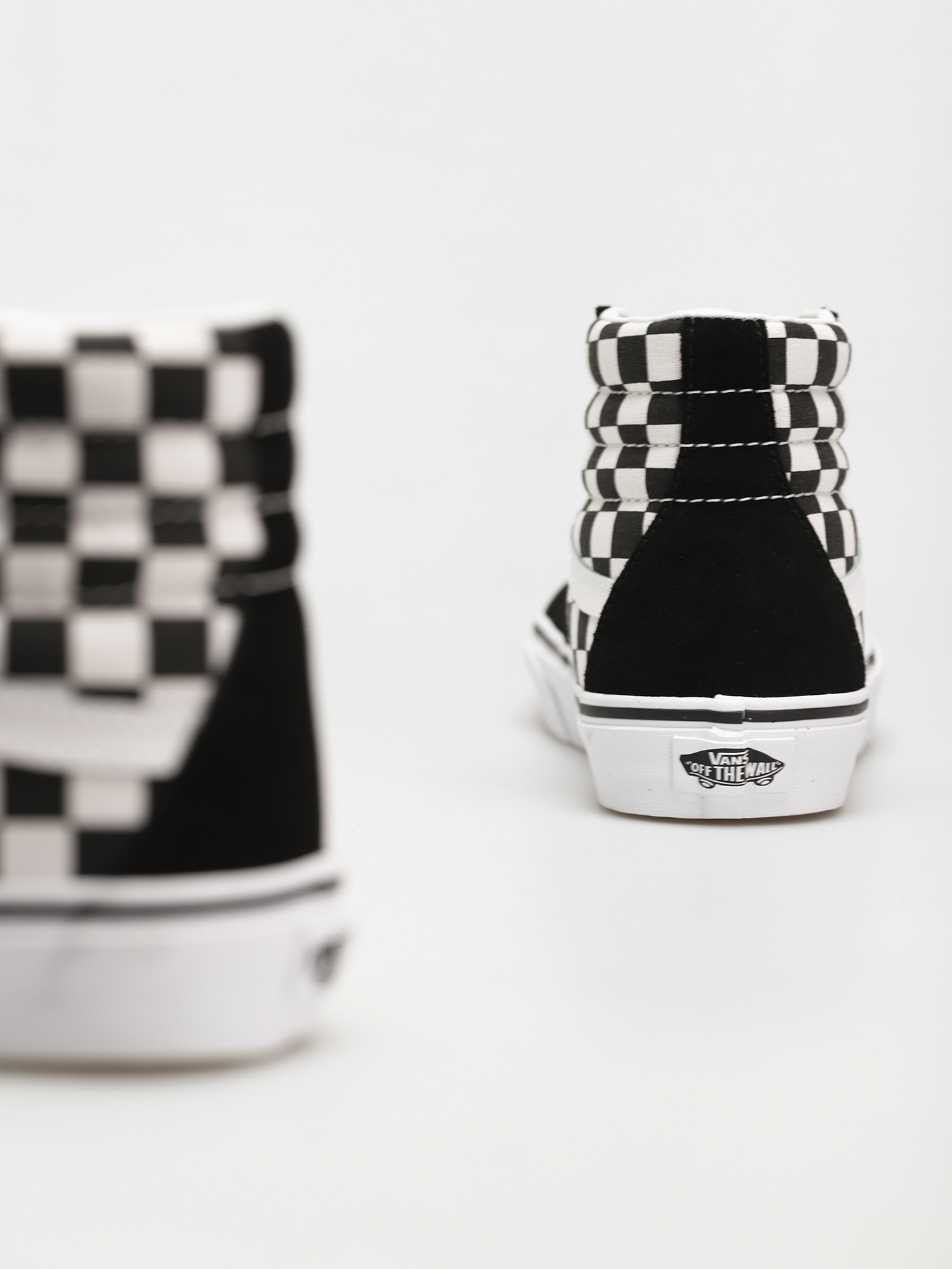 Pantofi Vans Sk8 Hi (checkerboard/blk/tr wht)