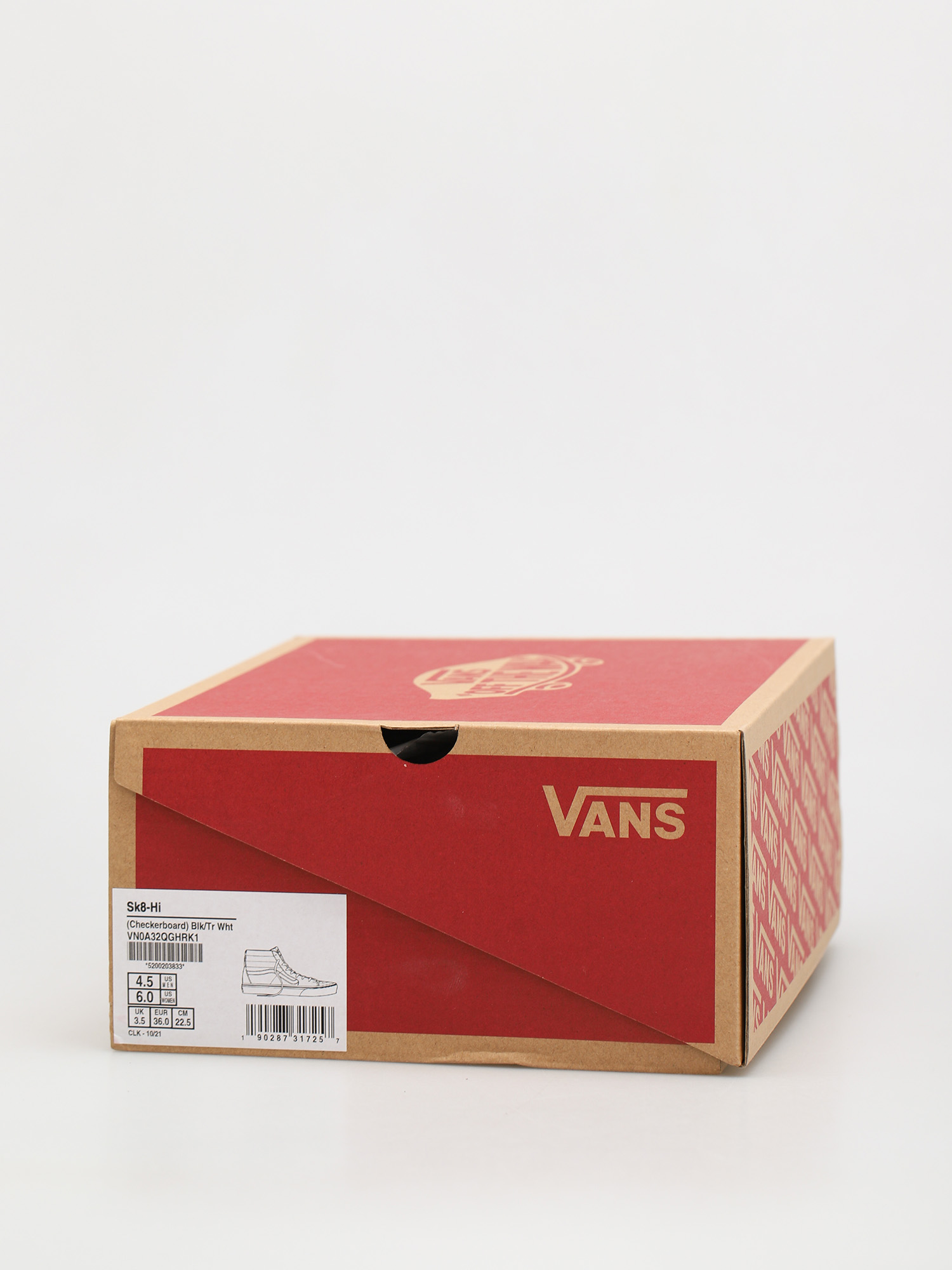 Pantofi Vans Sk8 Hi (checkerboard/blk/tr wht)