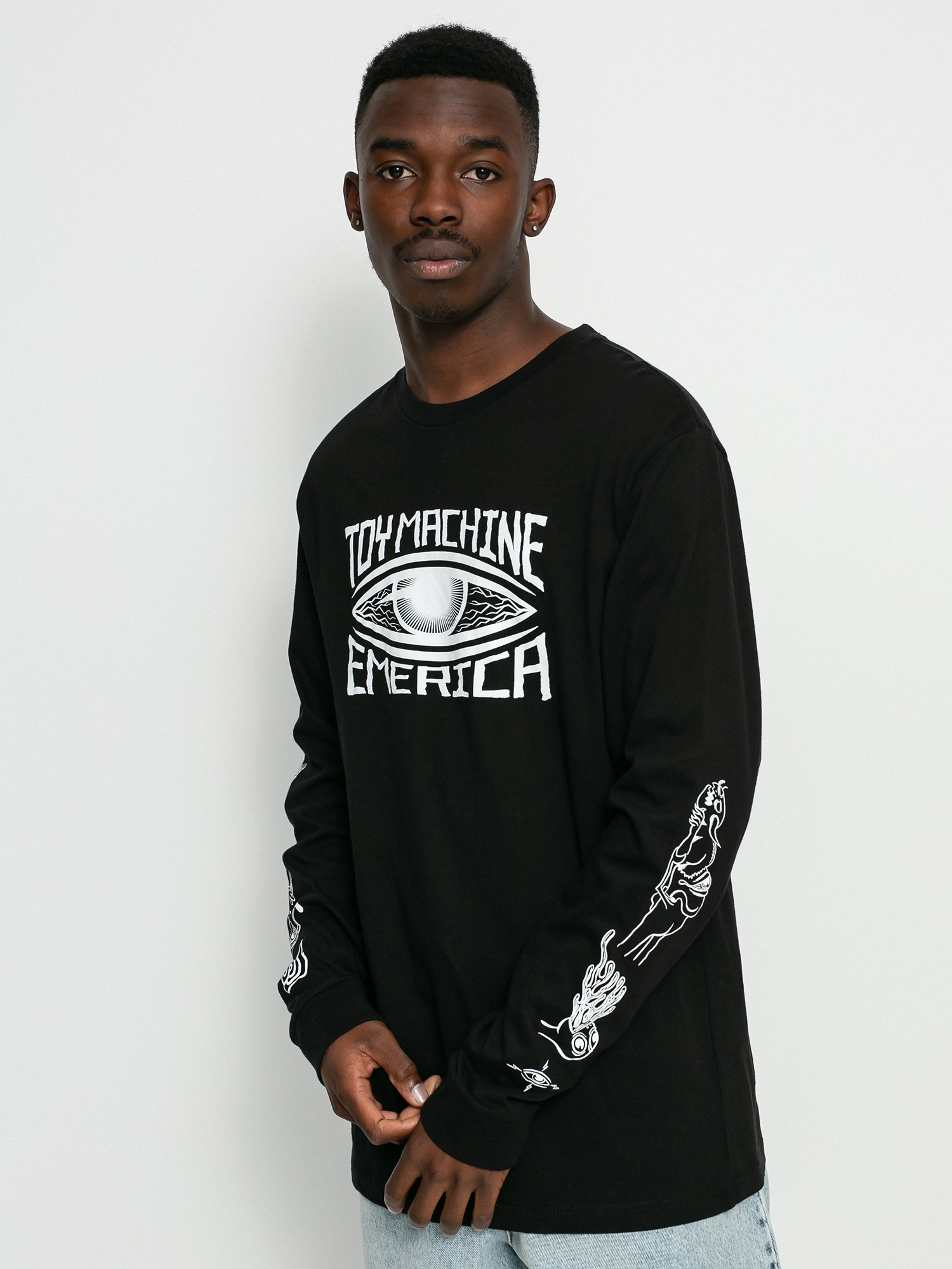 Longsleeve Emerica X Toy Machine Eye (black)