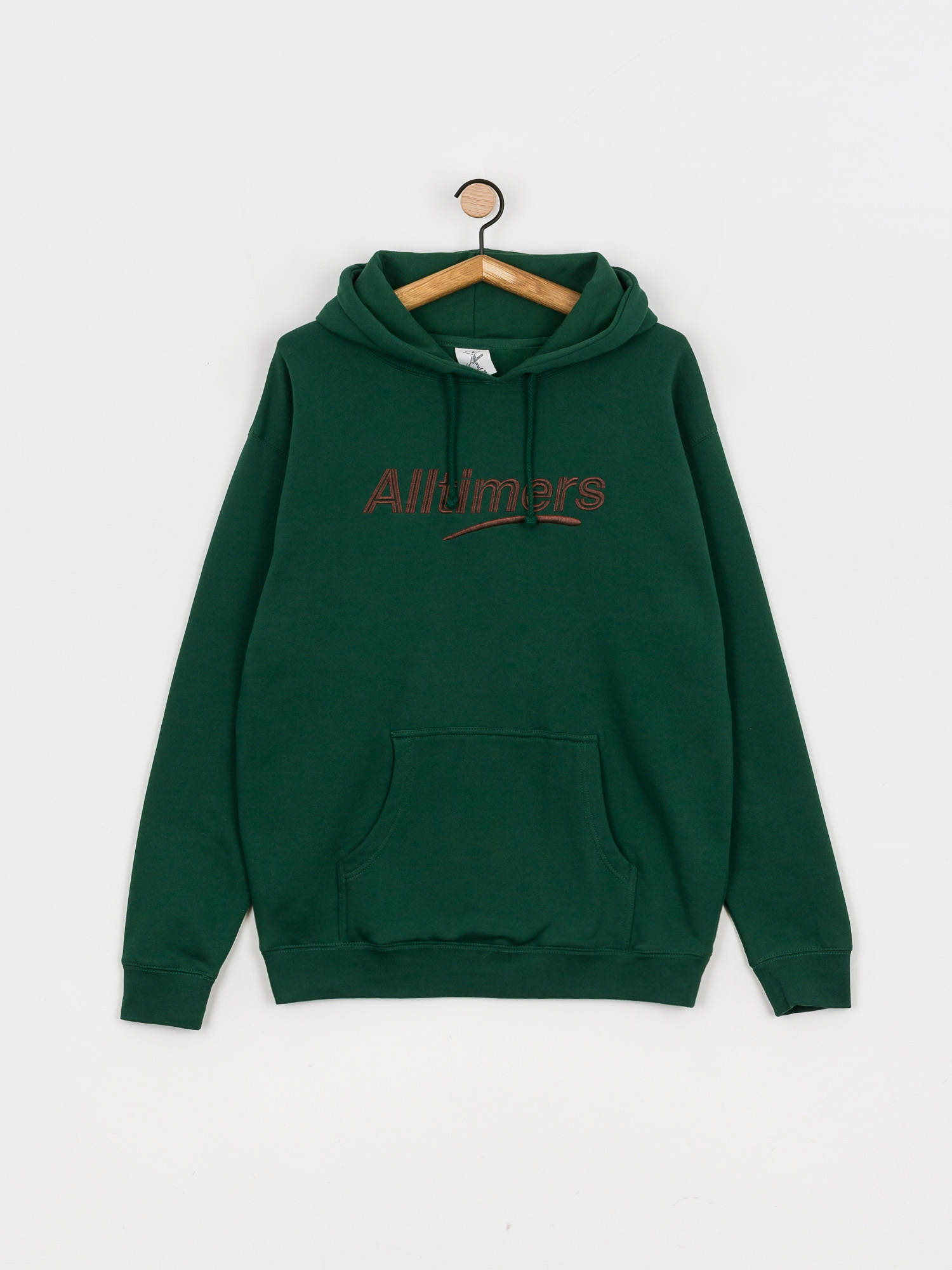 Hanorac cu glugă Alltimers Estate Embroidered HD (green/bronze)