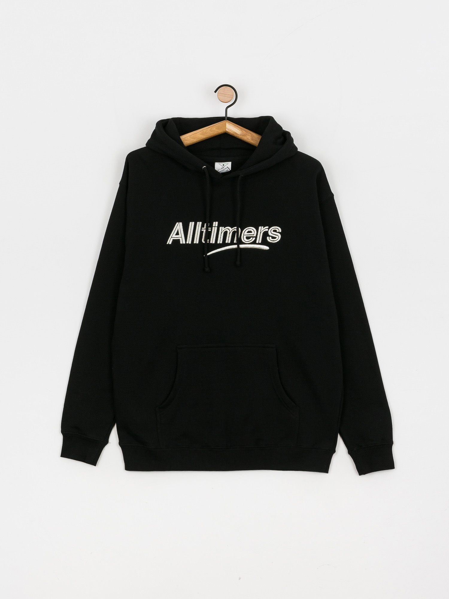 Hanorac cu glugă Alltimers Estate Embroidered HD (black/silver)