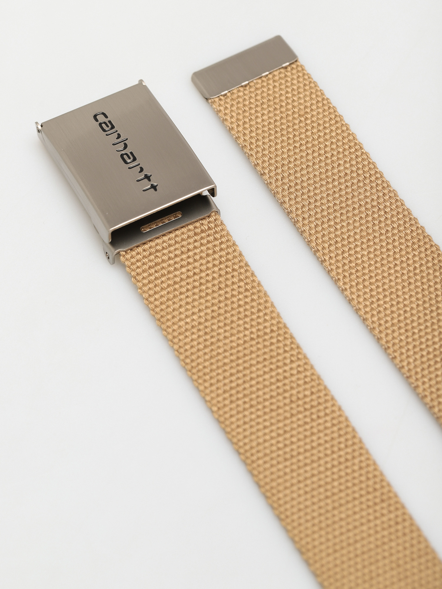 Curea Carhartt WIP Clip Belt Chrome (dusty h brown)