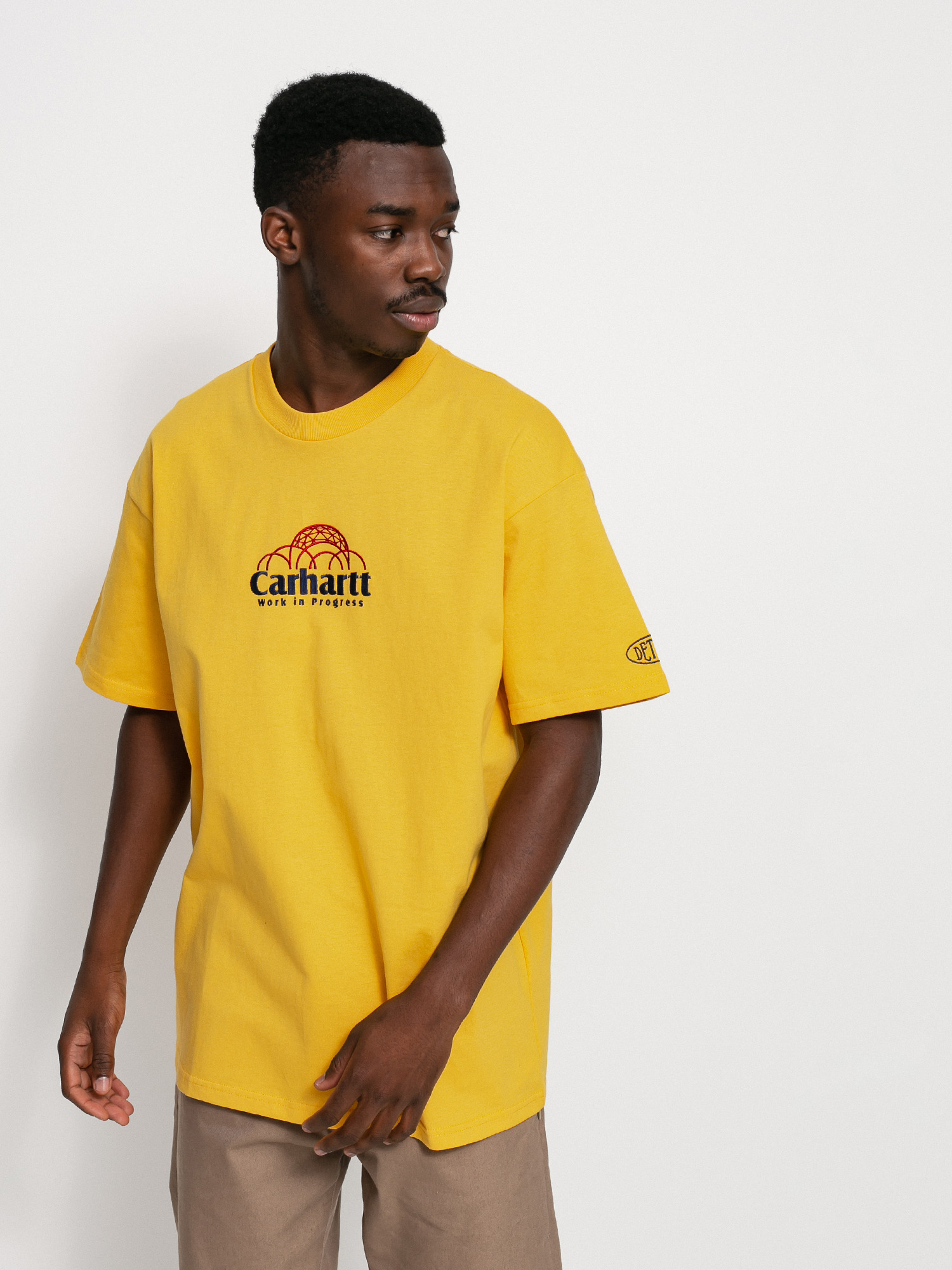 Tricou Carhartt WIP Geo Script (popsicle)