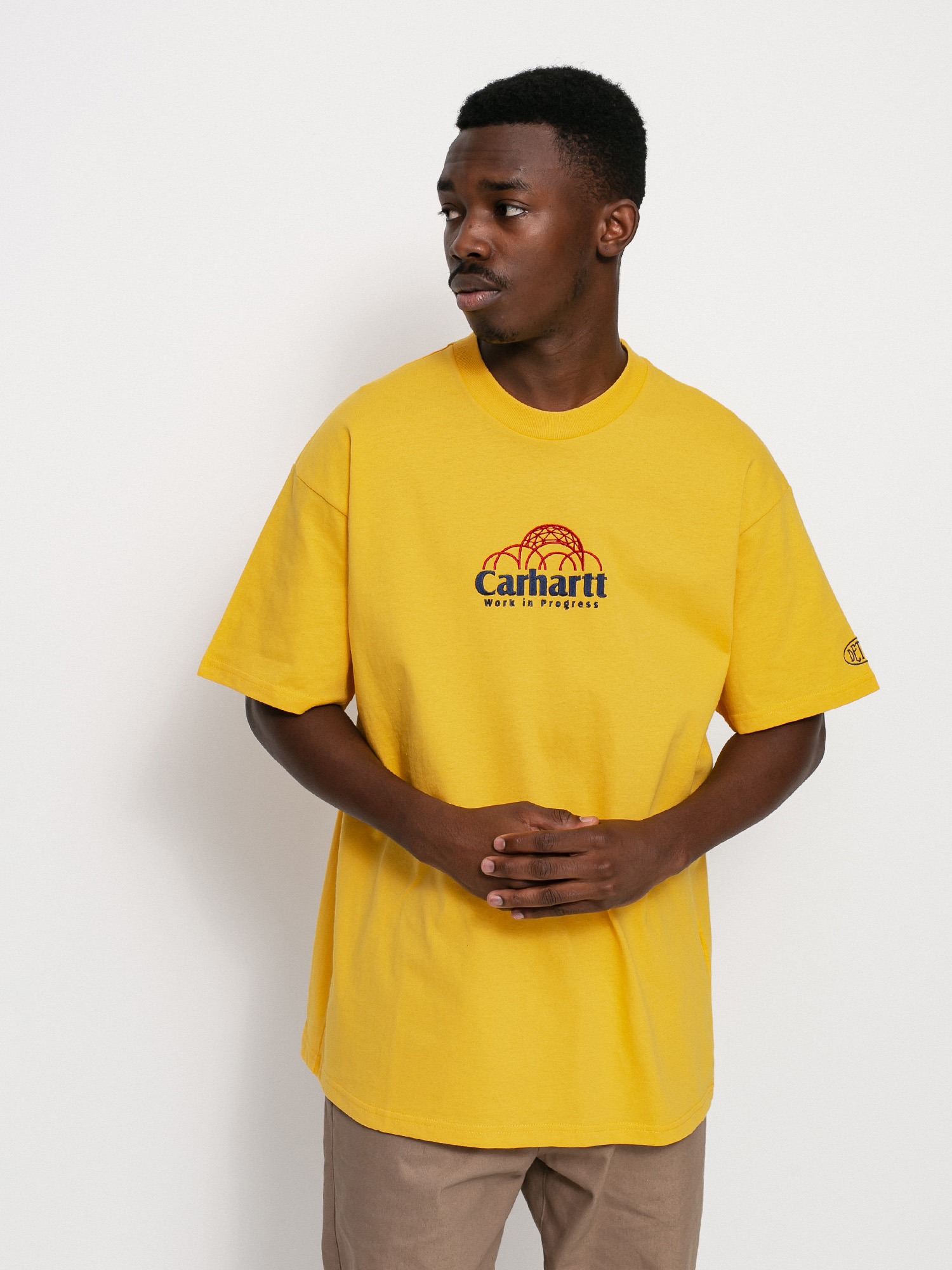 Tricou Carhartt WIP Geo Script (popsicle)