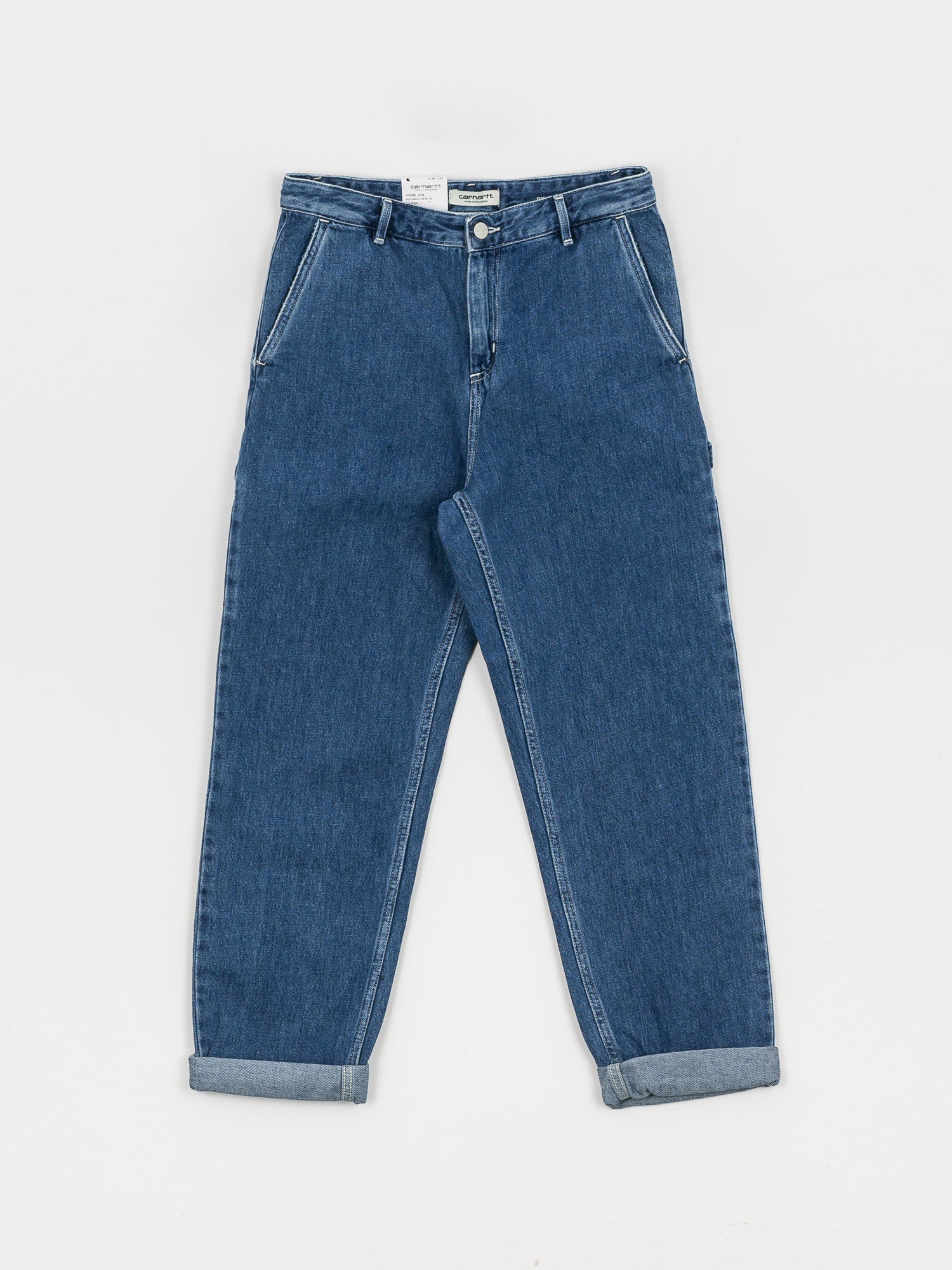 Pantaloni Carhartt WIP Pierce Wmn (blue)