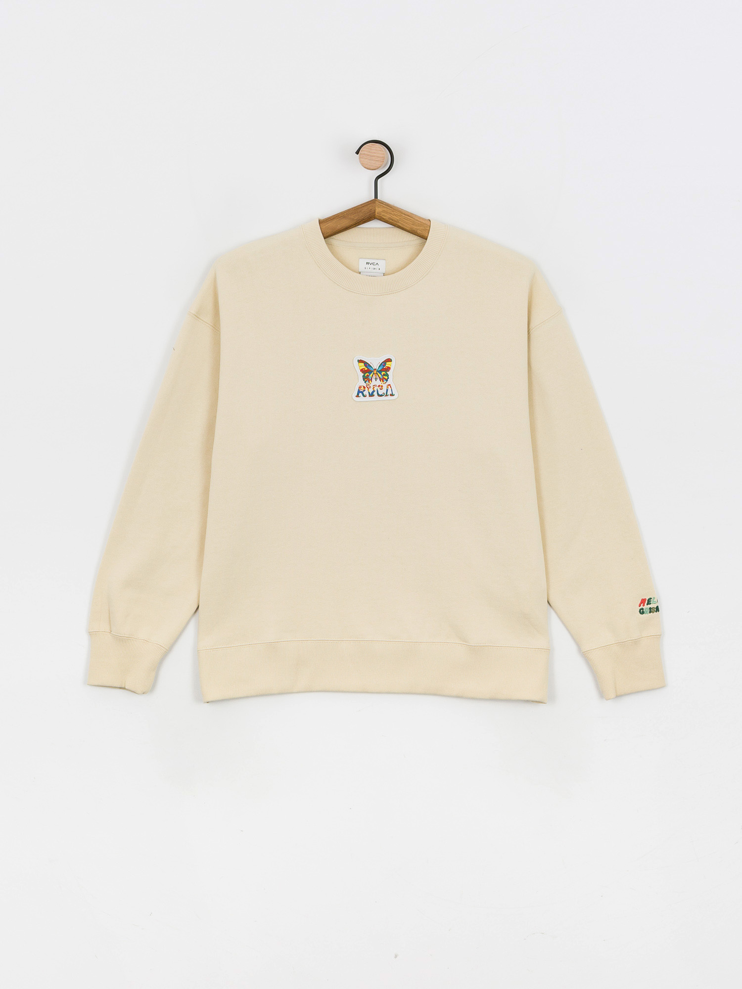 Hanorac RVCA Mel G Flutter Crew Wmn (birch)