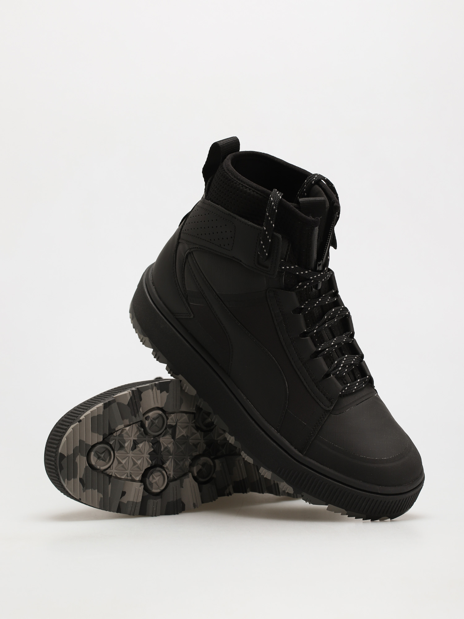 Pantofi Puma Suede Mid WTR AD4PT (black)