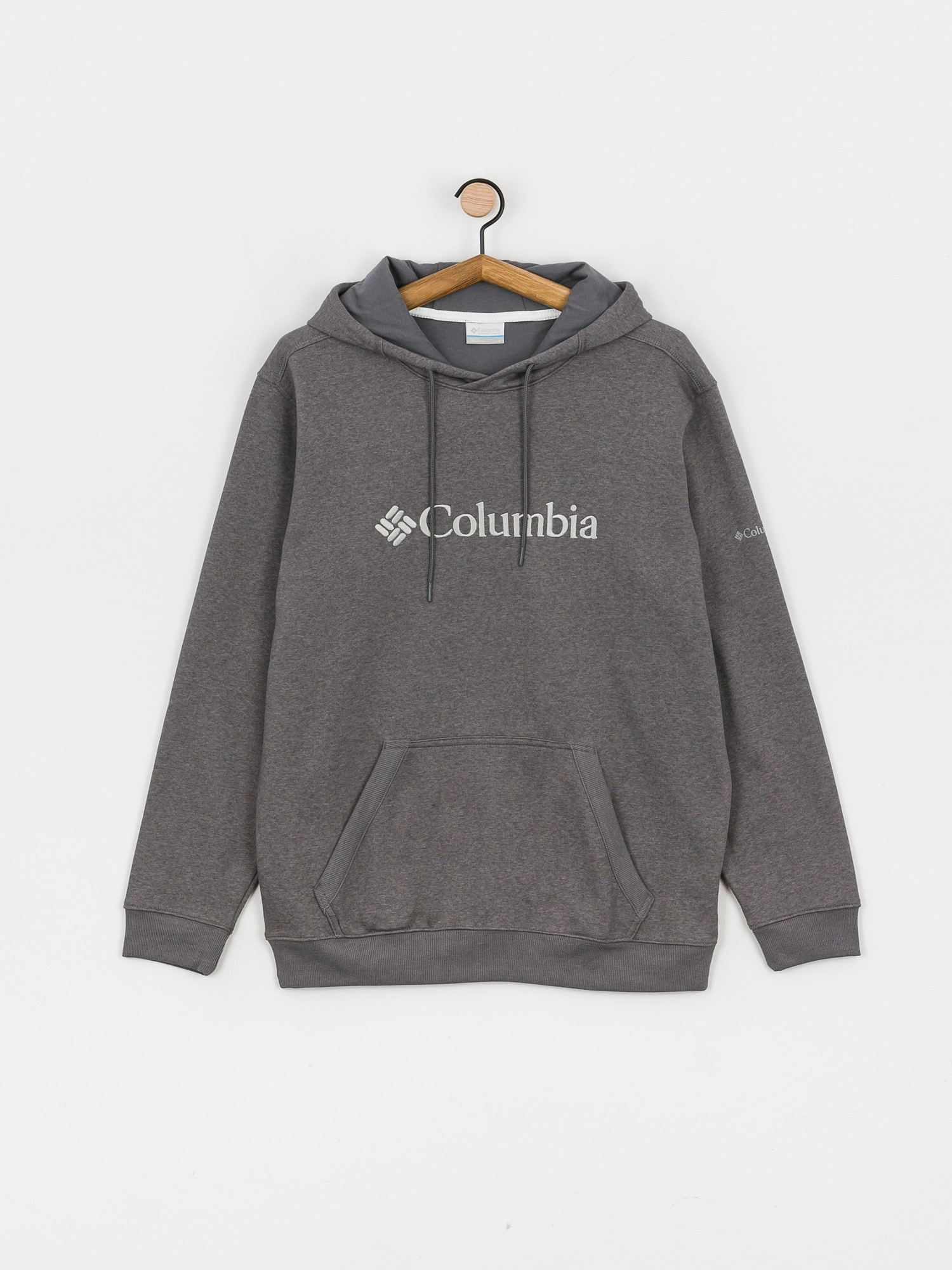 Hanorac cu glugă Columbia CSC Basic Logo II HD (city grey heath)