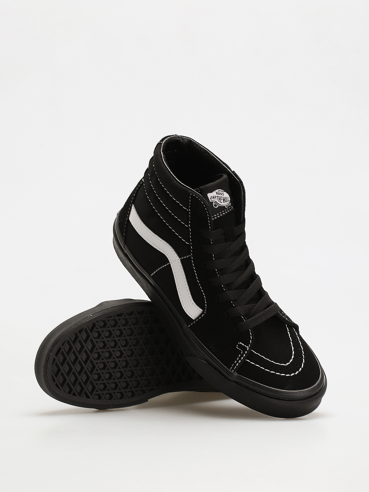 Pantofi Vans Sk8 Hi (suede/canvas/blkblktrwht)