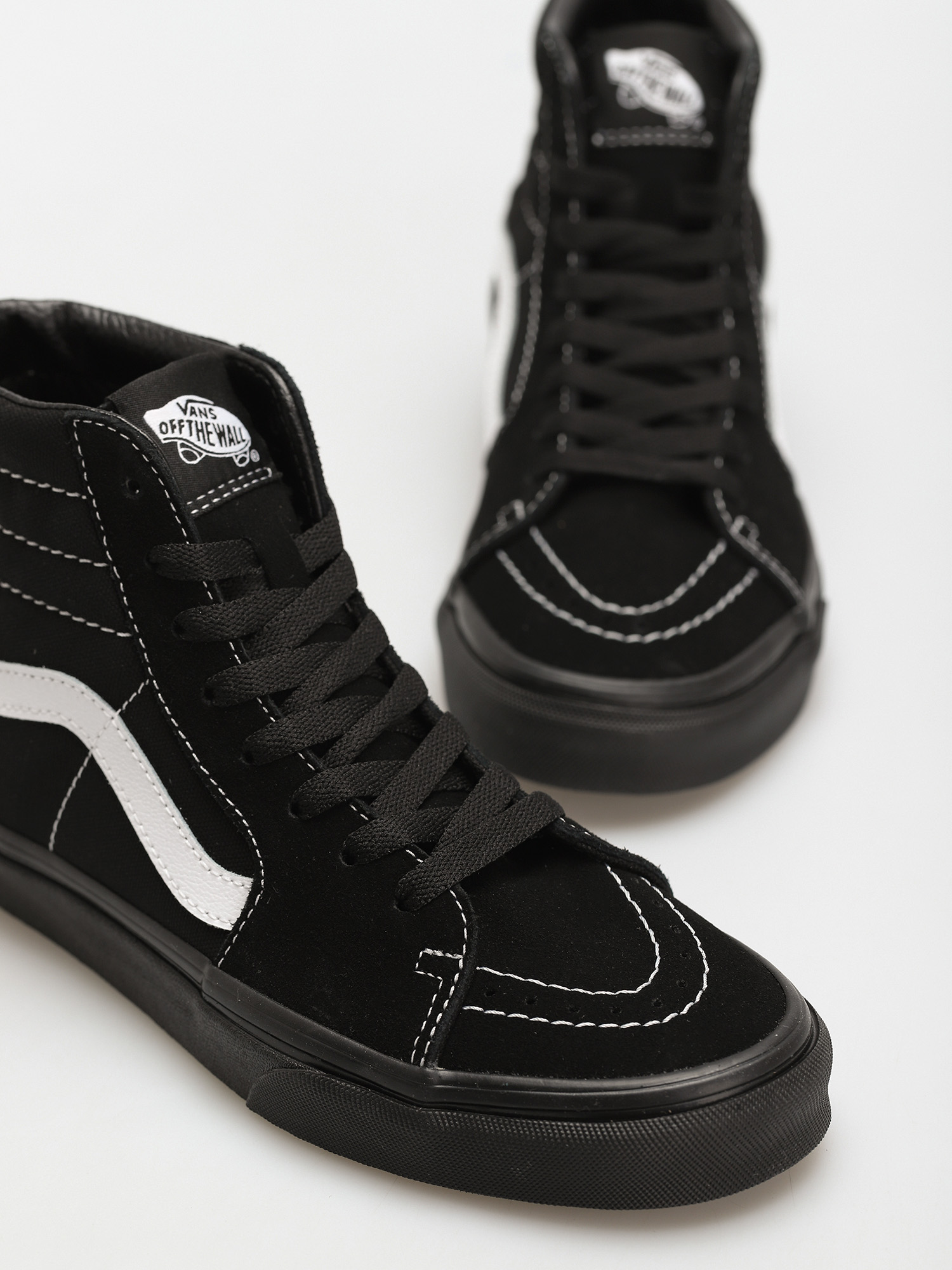 Pantofi Vans Sk8 Hi (suede/canvas/blkblktrwht)