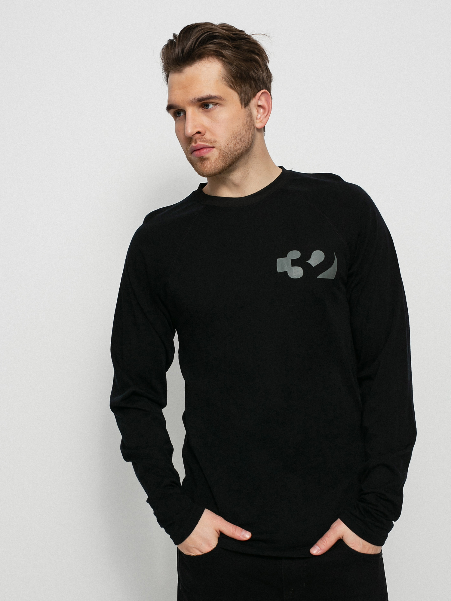 Lenjerie de corp ThirtyTwo Ridelite  Merino Ls Shirt (black/olive)