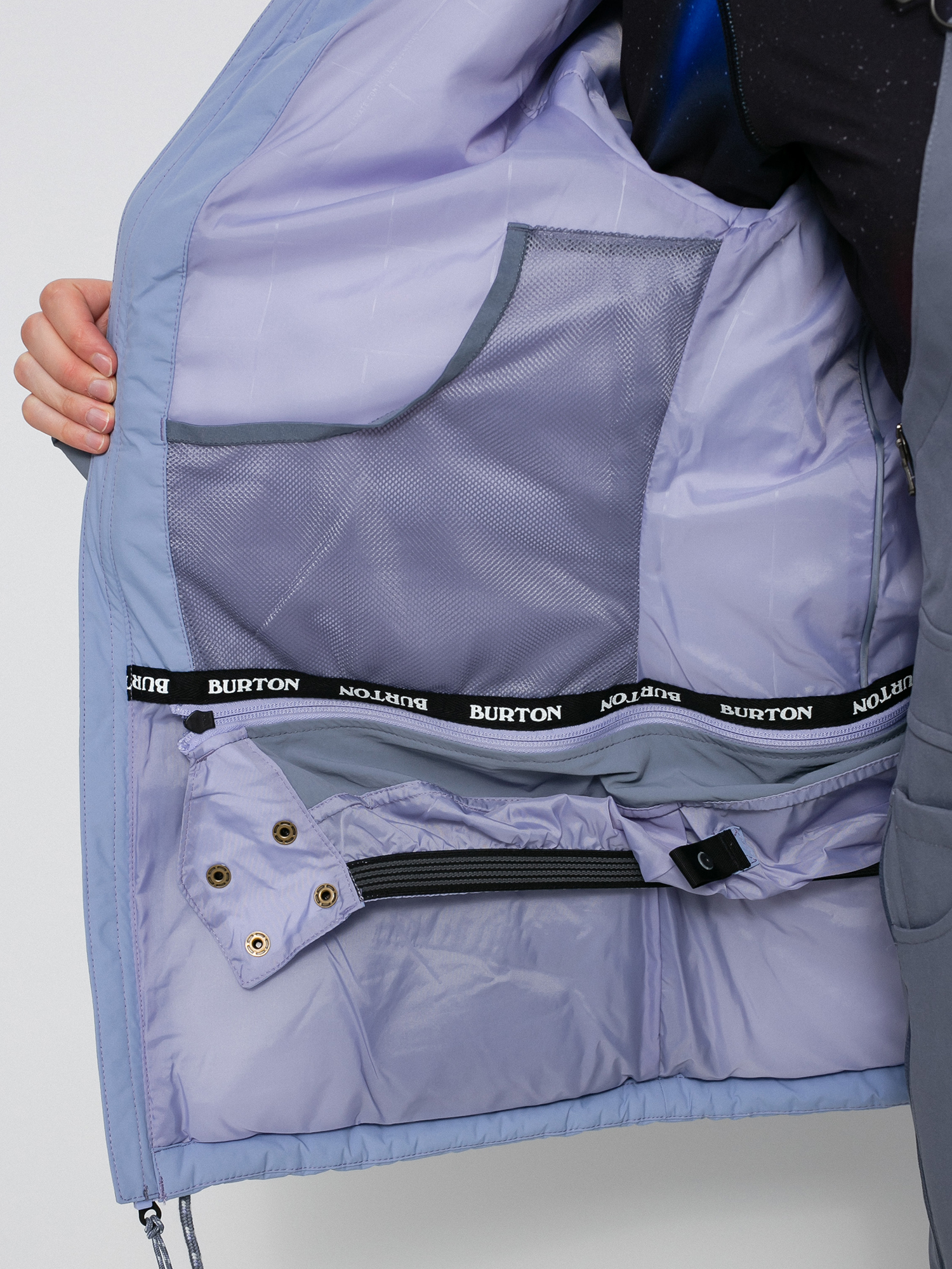 Pentru femei Geacă de snowboard Burton Keelan (foxglove violet/folkstone gray)