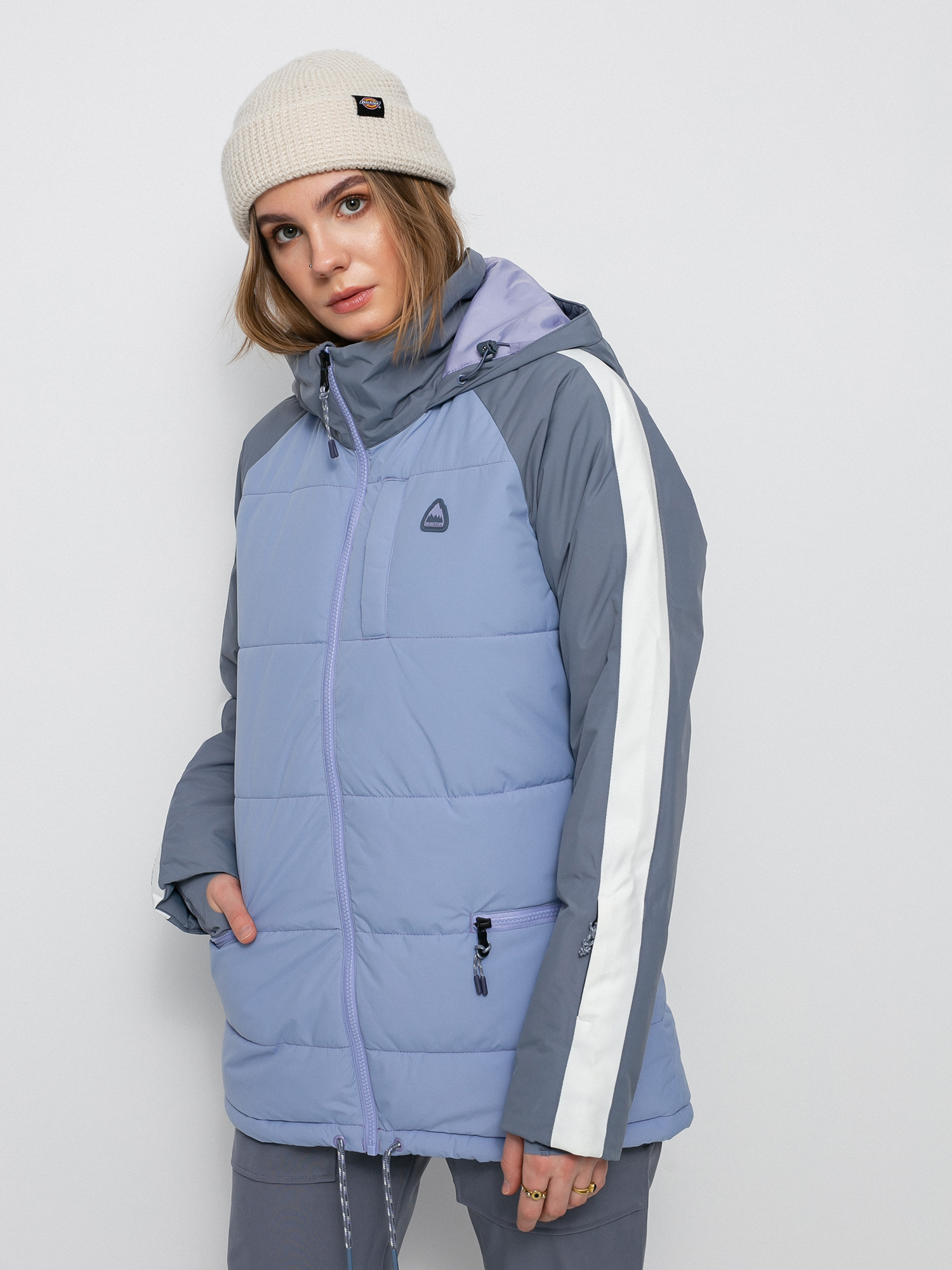 Pentru femei Geacă de snowboard Burton Keelan (foxglove violet/folkstone gray)