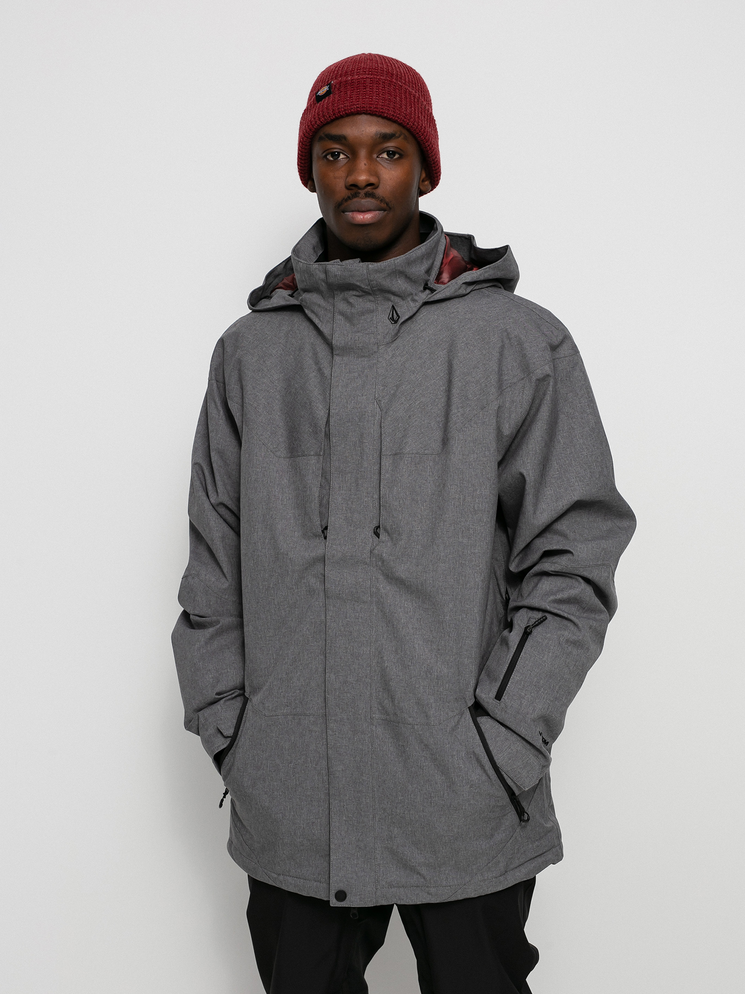 Pentru bărbați Geacă de snowboard Volcom Anders 2L Tds Inf (sky grey)