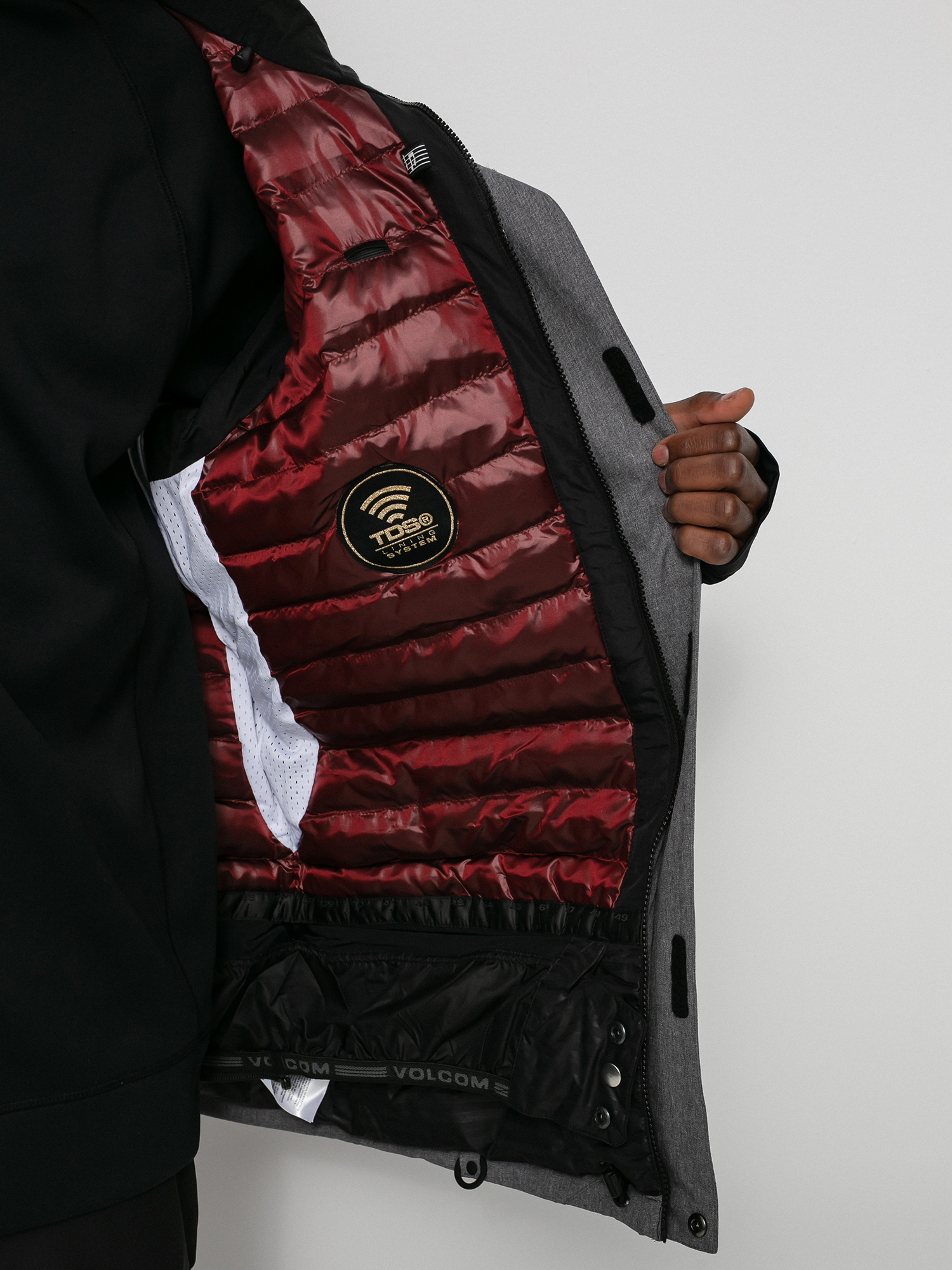 Pentru bărbați Geacă de snowboard Volcom Anders 2L Tds Inf (sky grey)