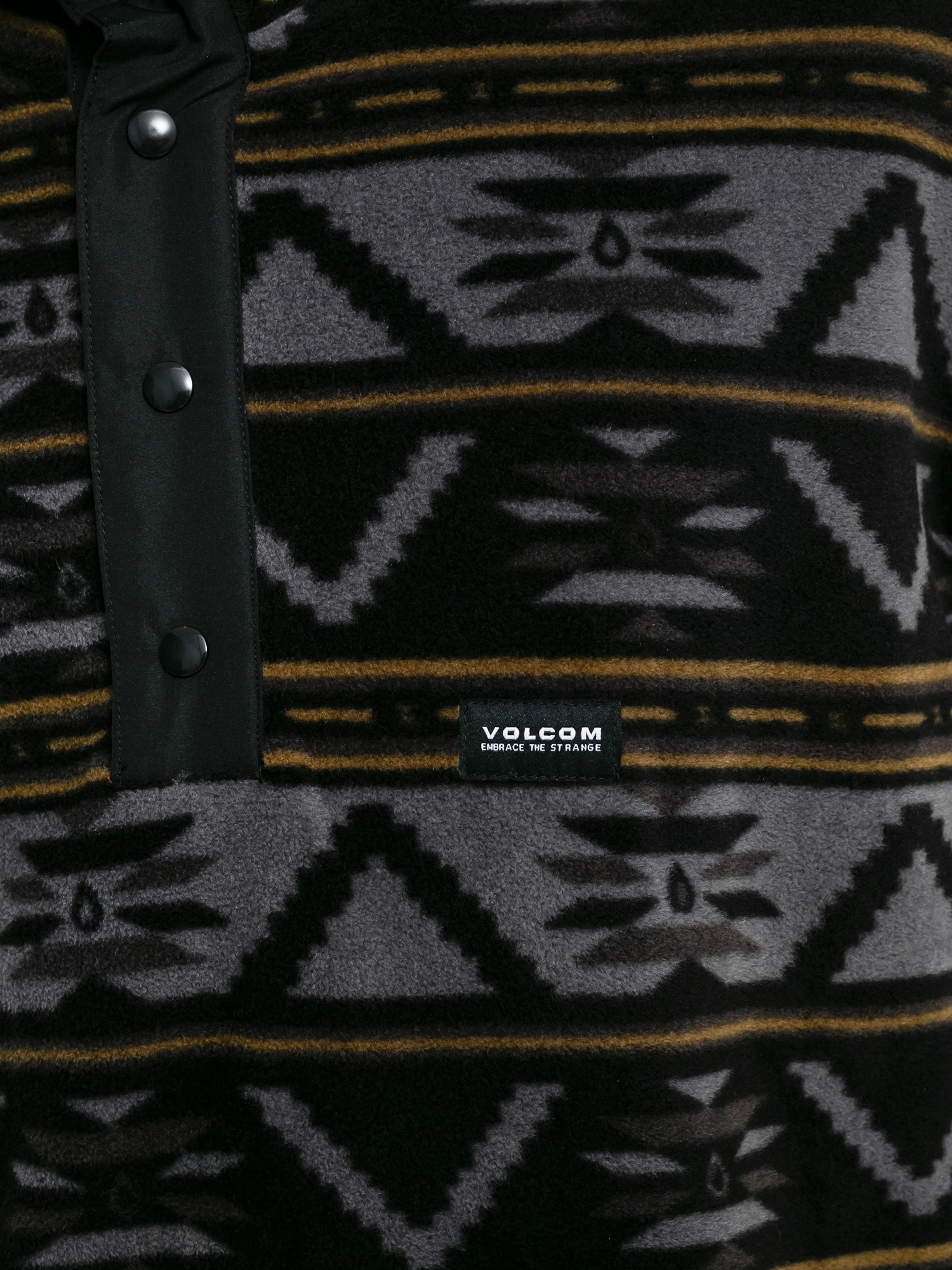 Pentru bărbați Hanorac din fleece Volcom Switch Case Mock Neck ZHD (prt print)