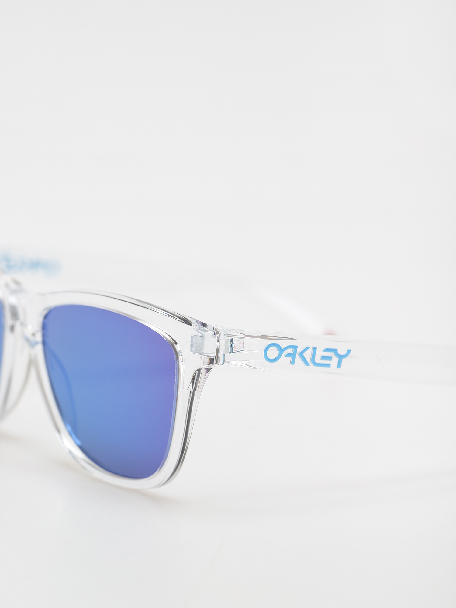 Ochelari de soare Oakley Frogskins (crystal clear/prizm sapphire)