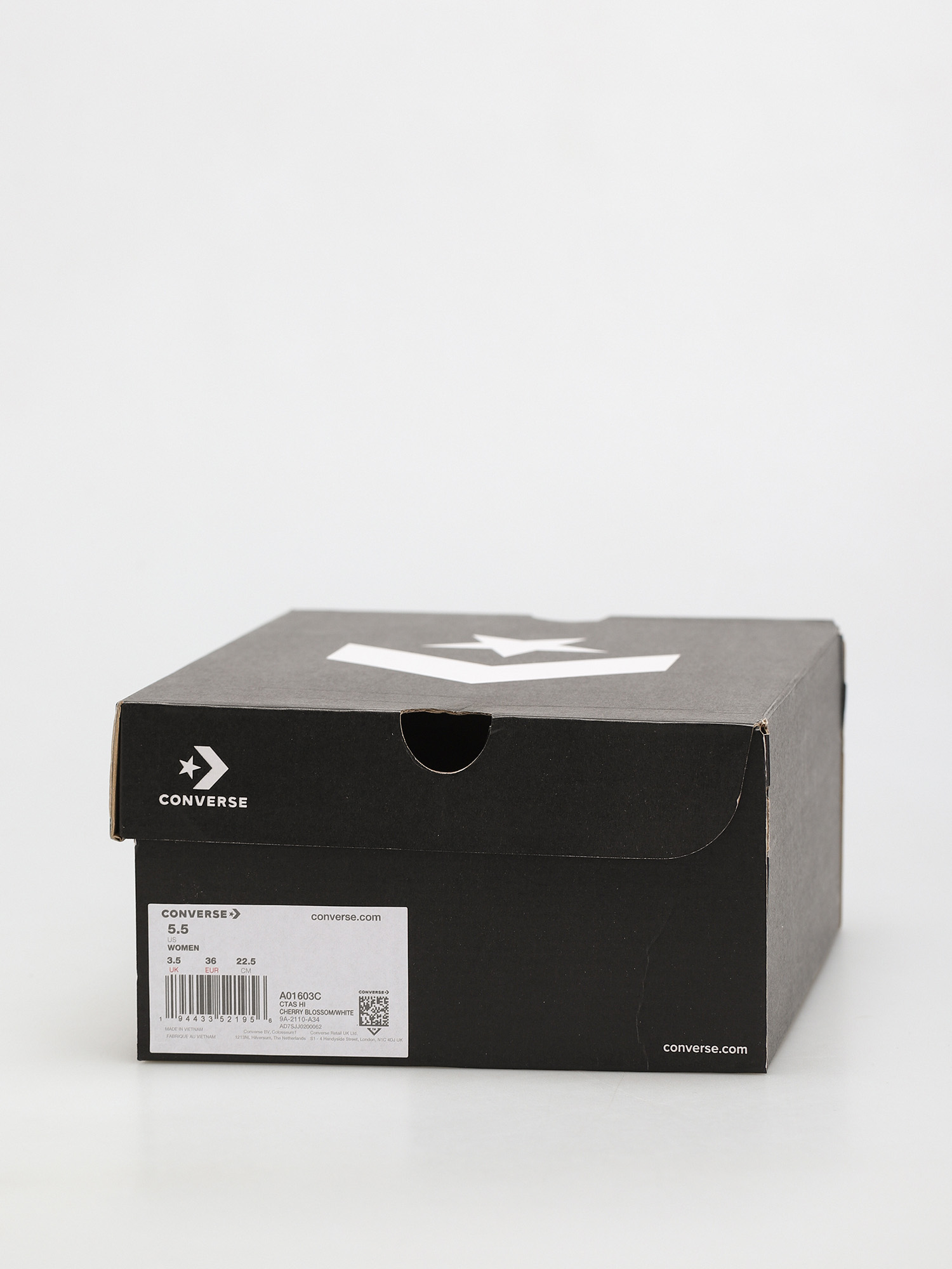 Teniși Converse Chuck Taylor All Star Hi Wmn (cherry blossom/white/university red)