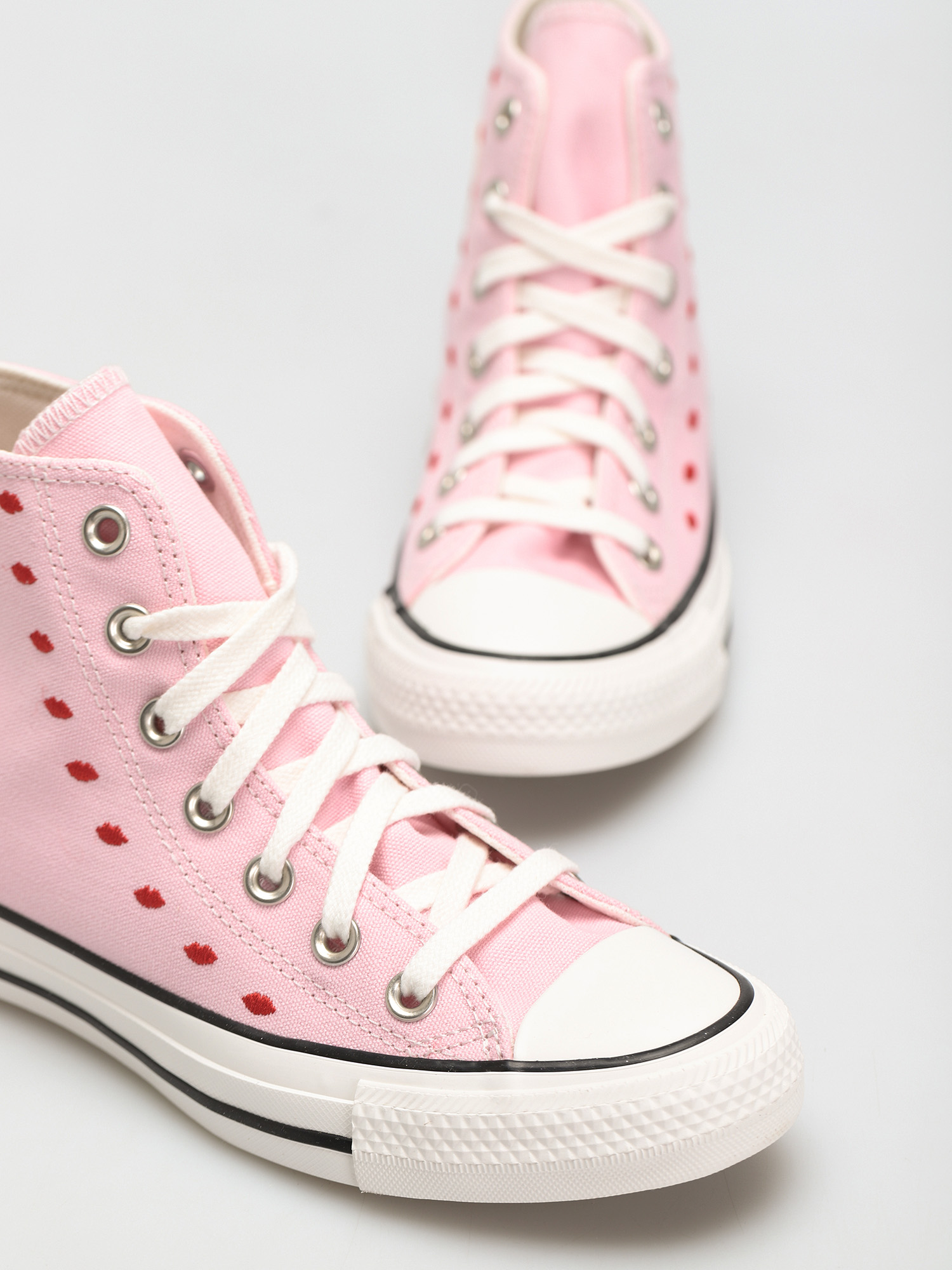 Teniși Converse Chuck Taylor All Star Hi Wmn (cherry blossom/white/university red)