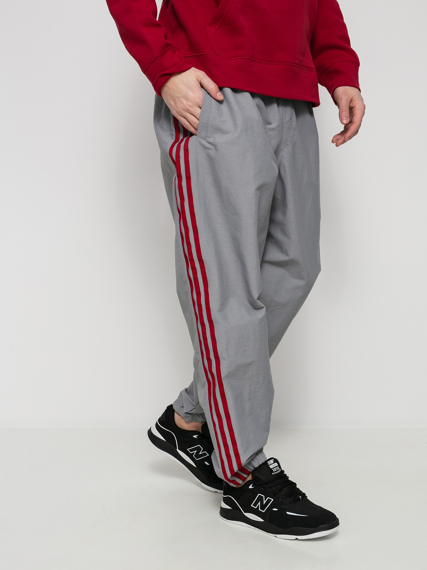 Pantaloni adidas Sst Track (grey/white/tmvire)